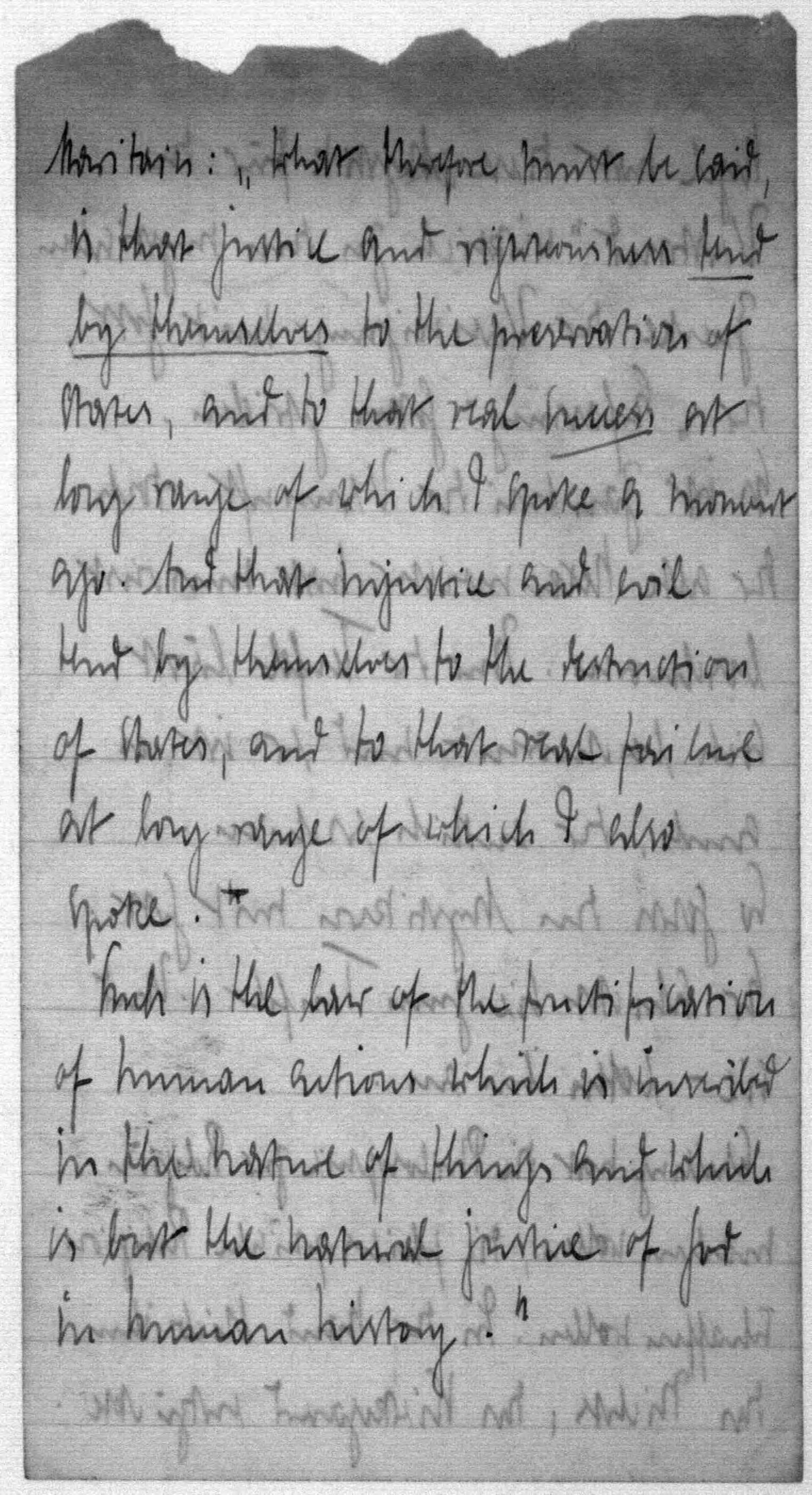 Scanned image of the current content page