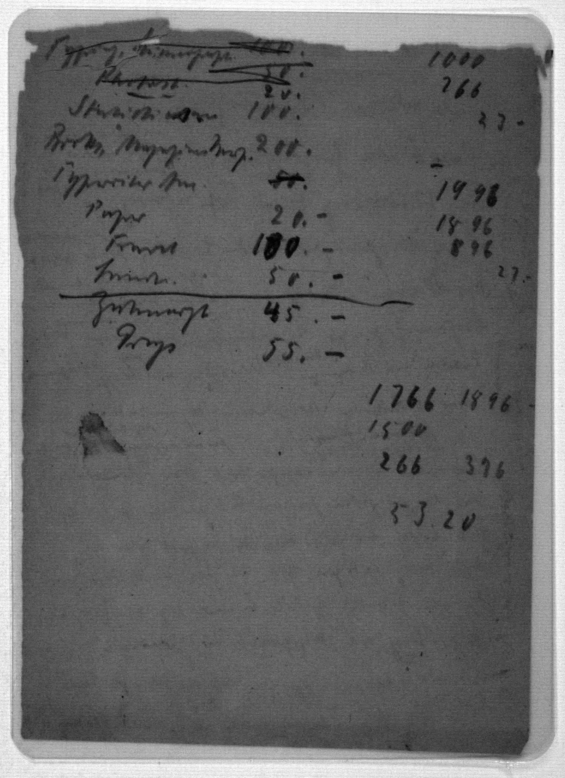 Scanned image of the current content page