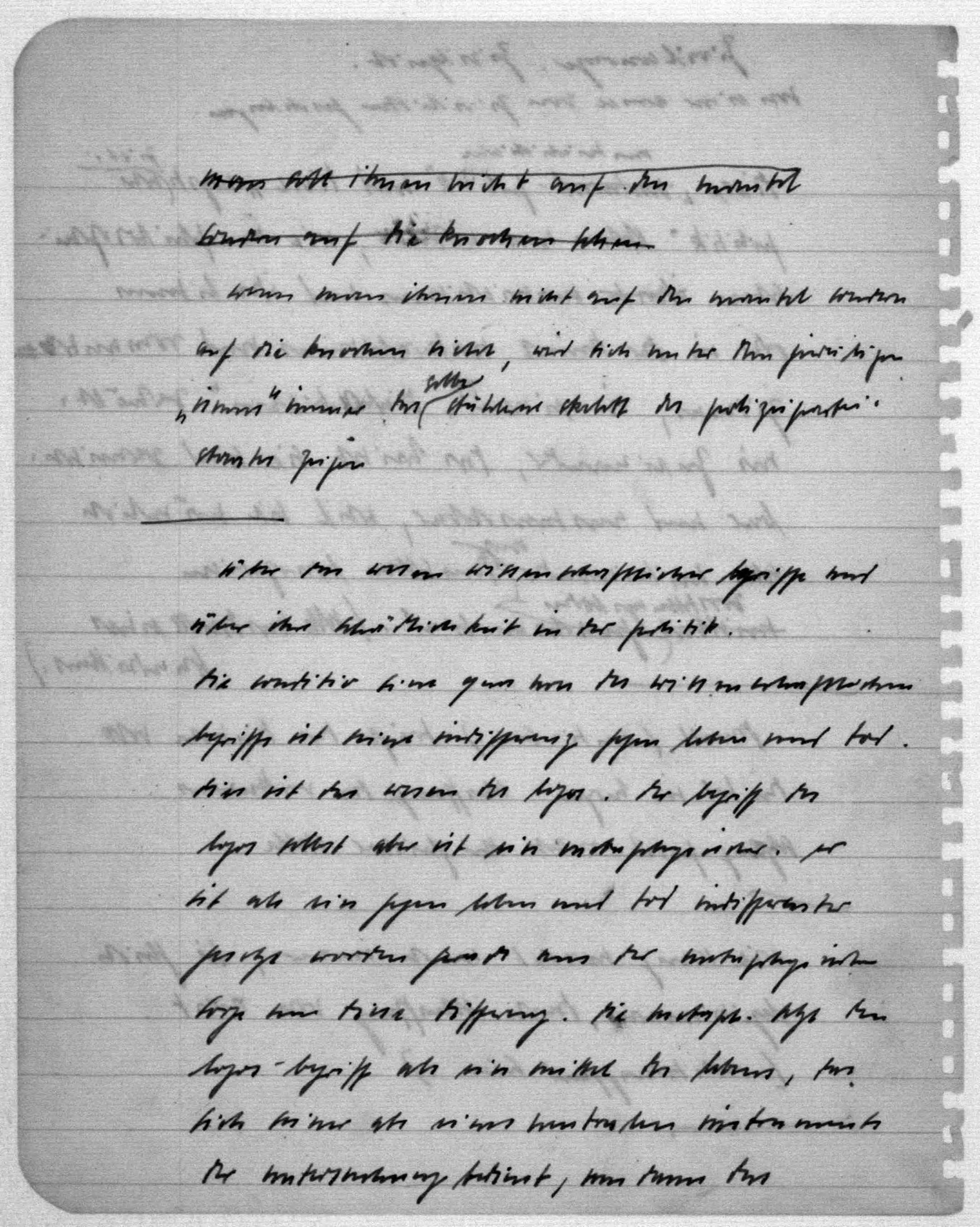 Scanned image of the current content page