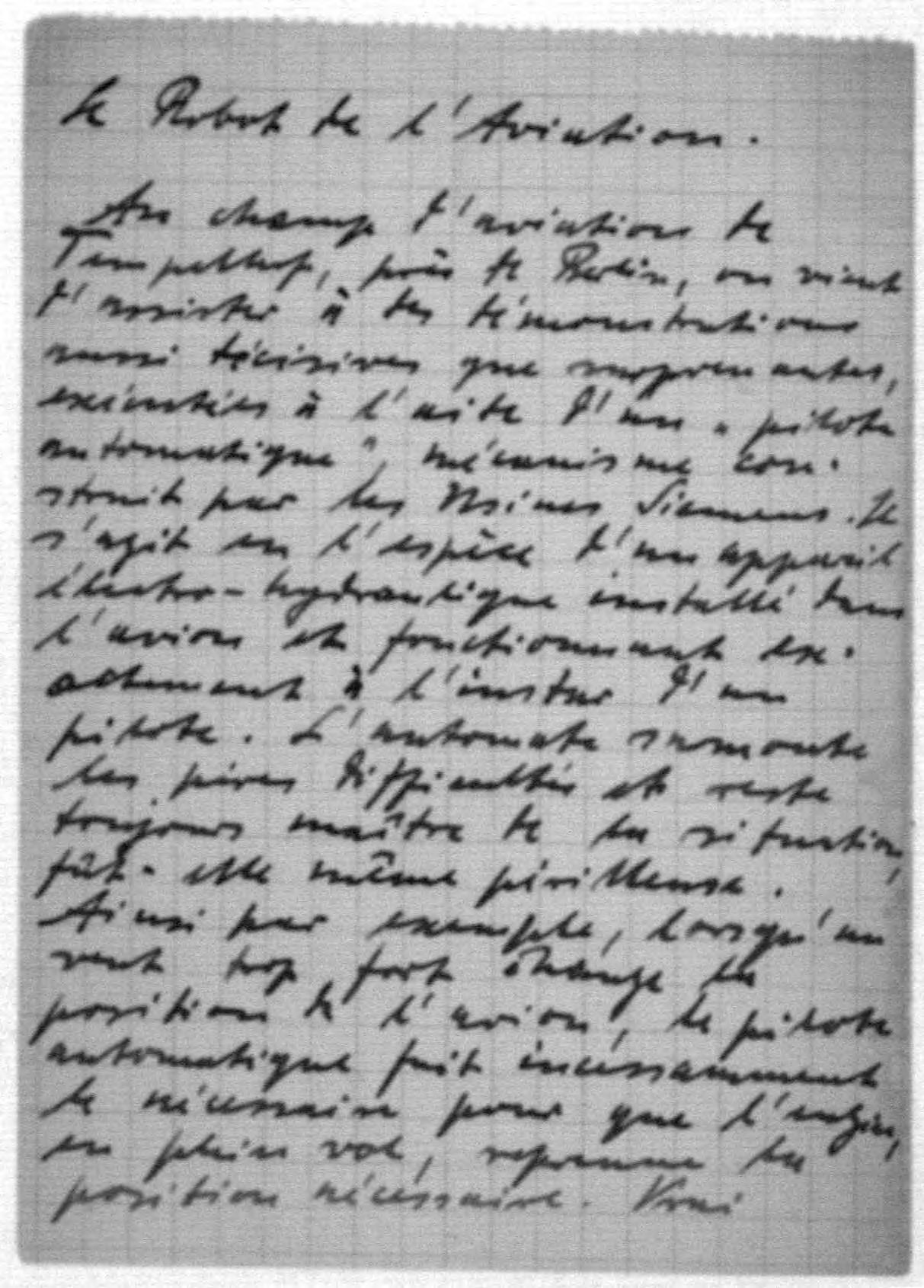 Scanned image of the current content page