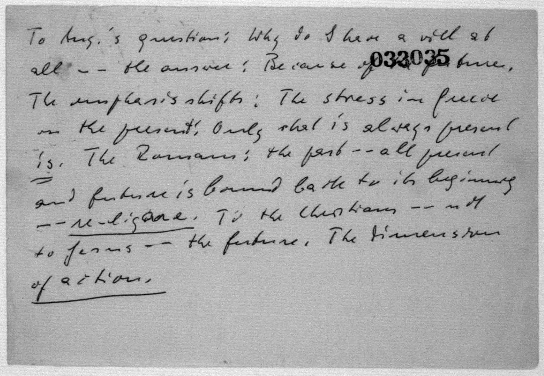 Scanned image of the current content page