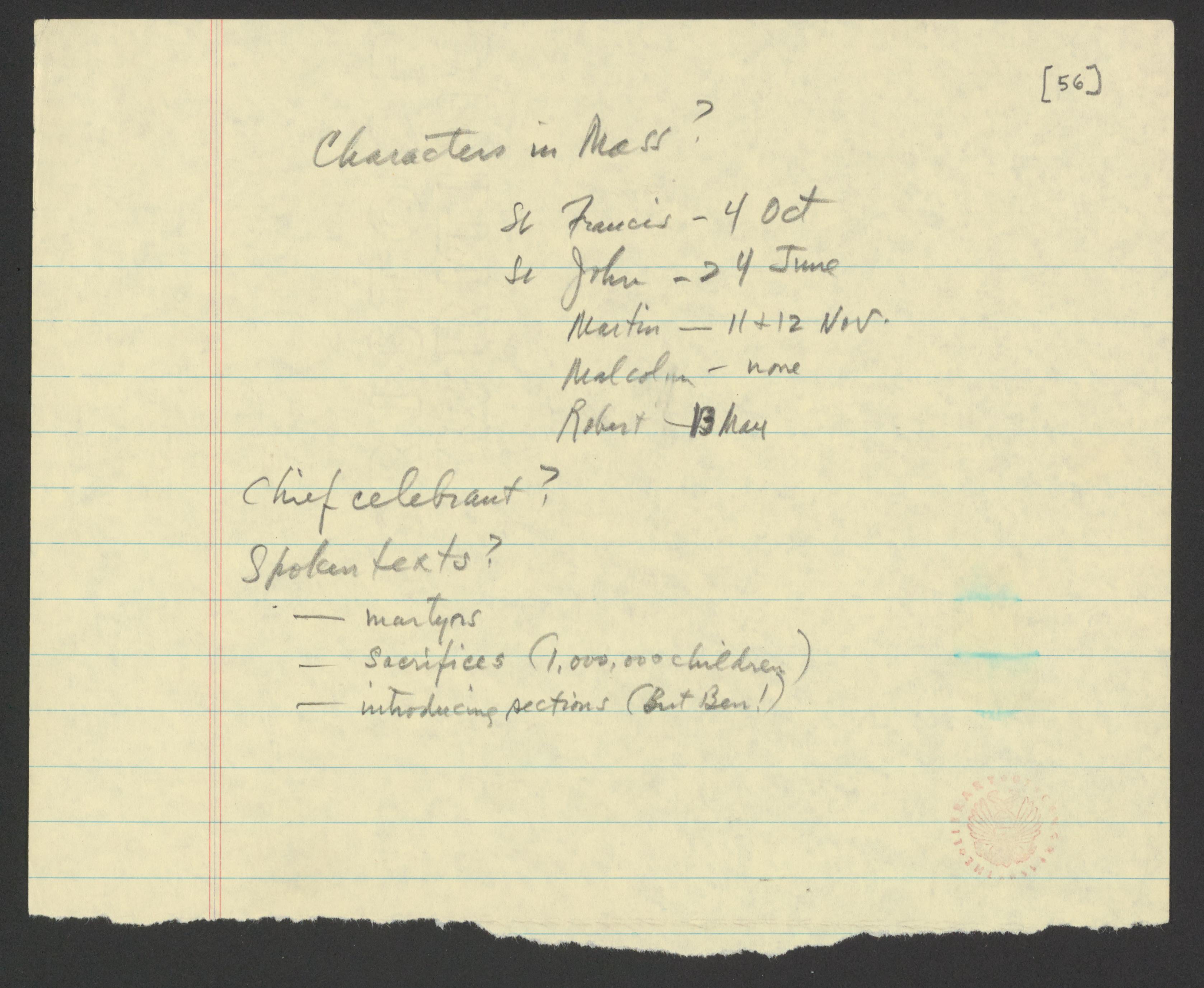 Scanned image of the current content page