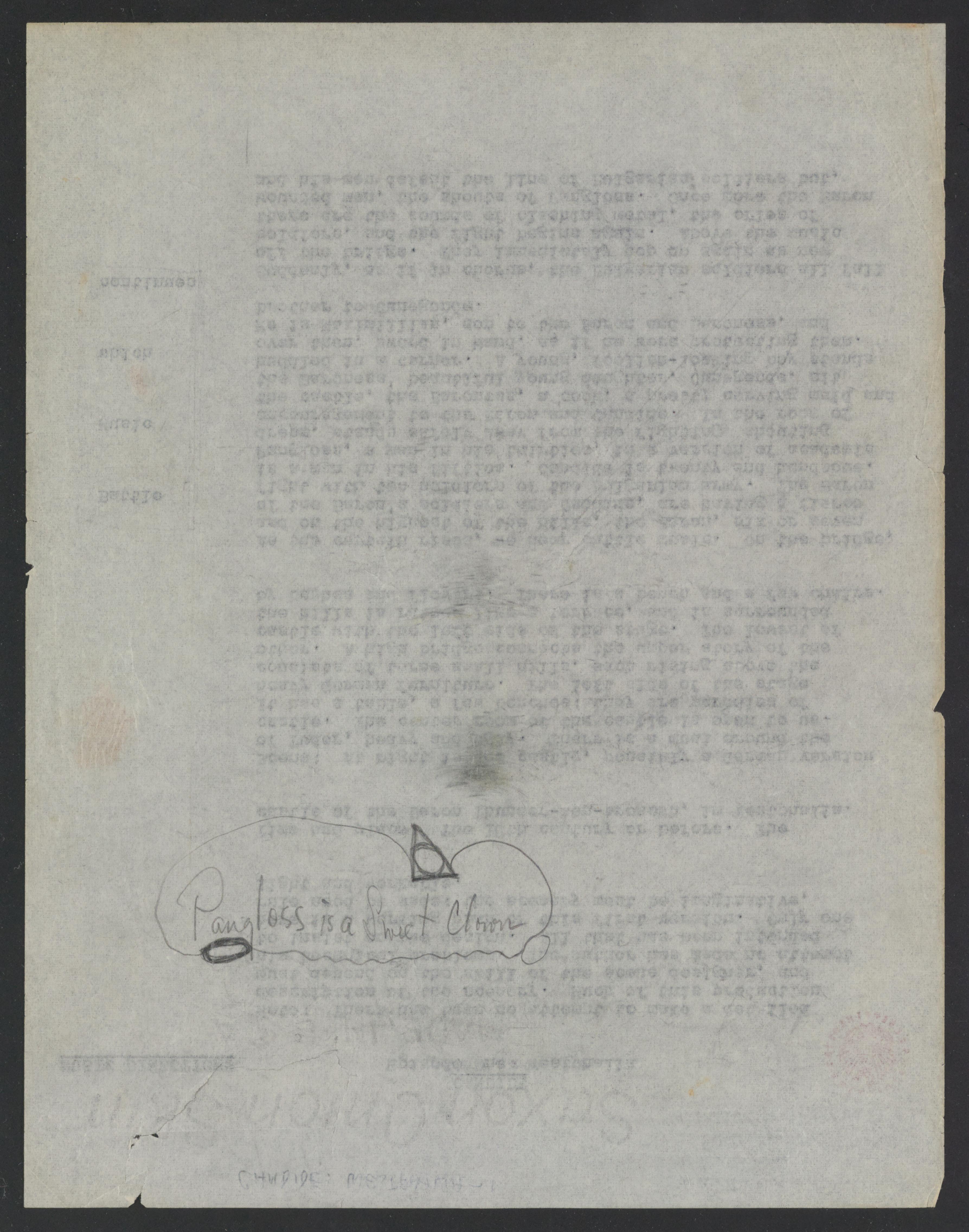 Scanned image of the current content page