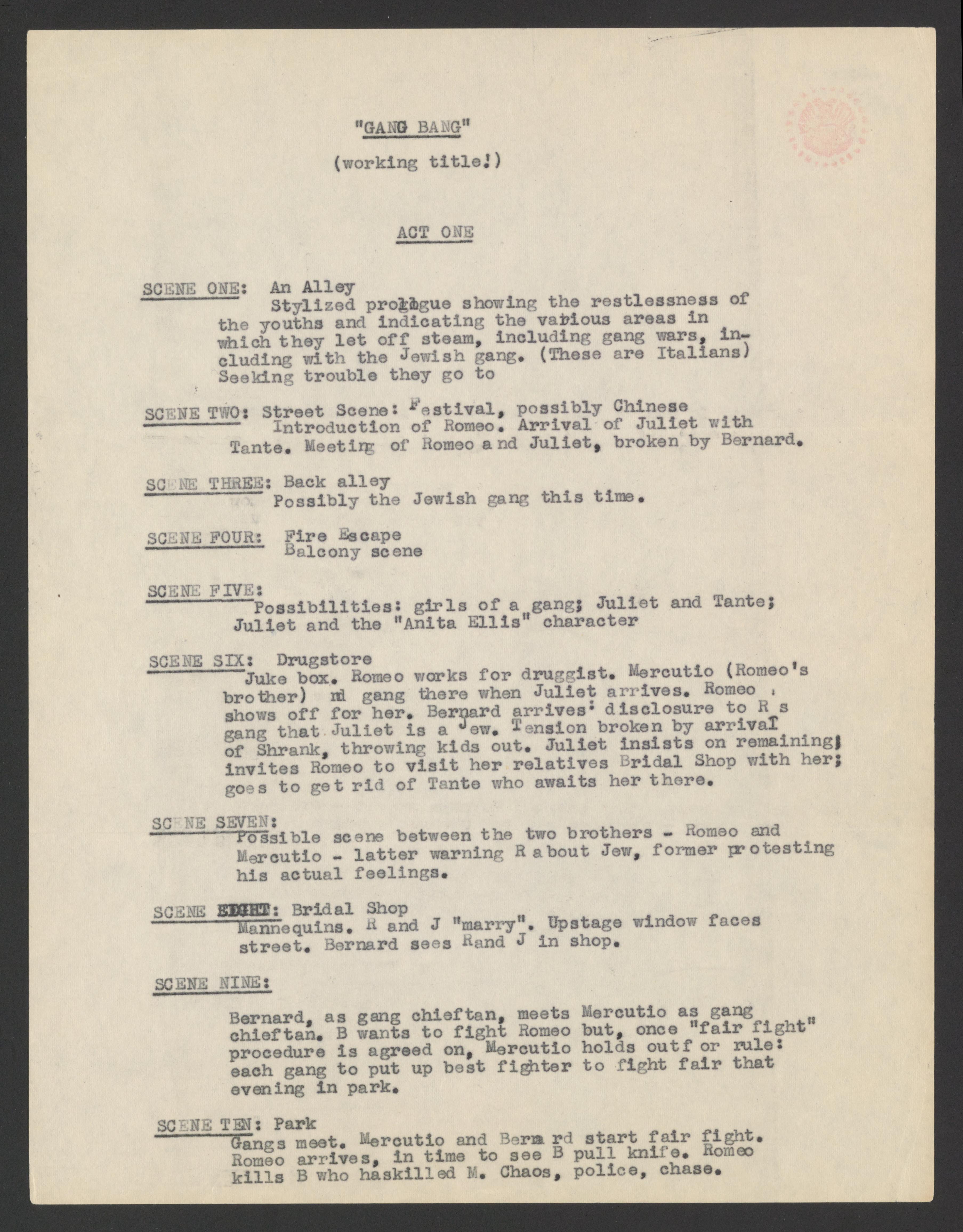 Scanned image of the current content page
