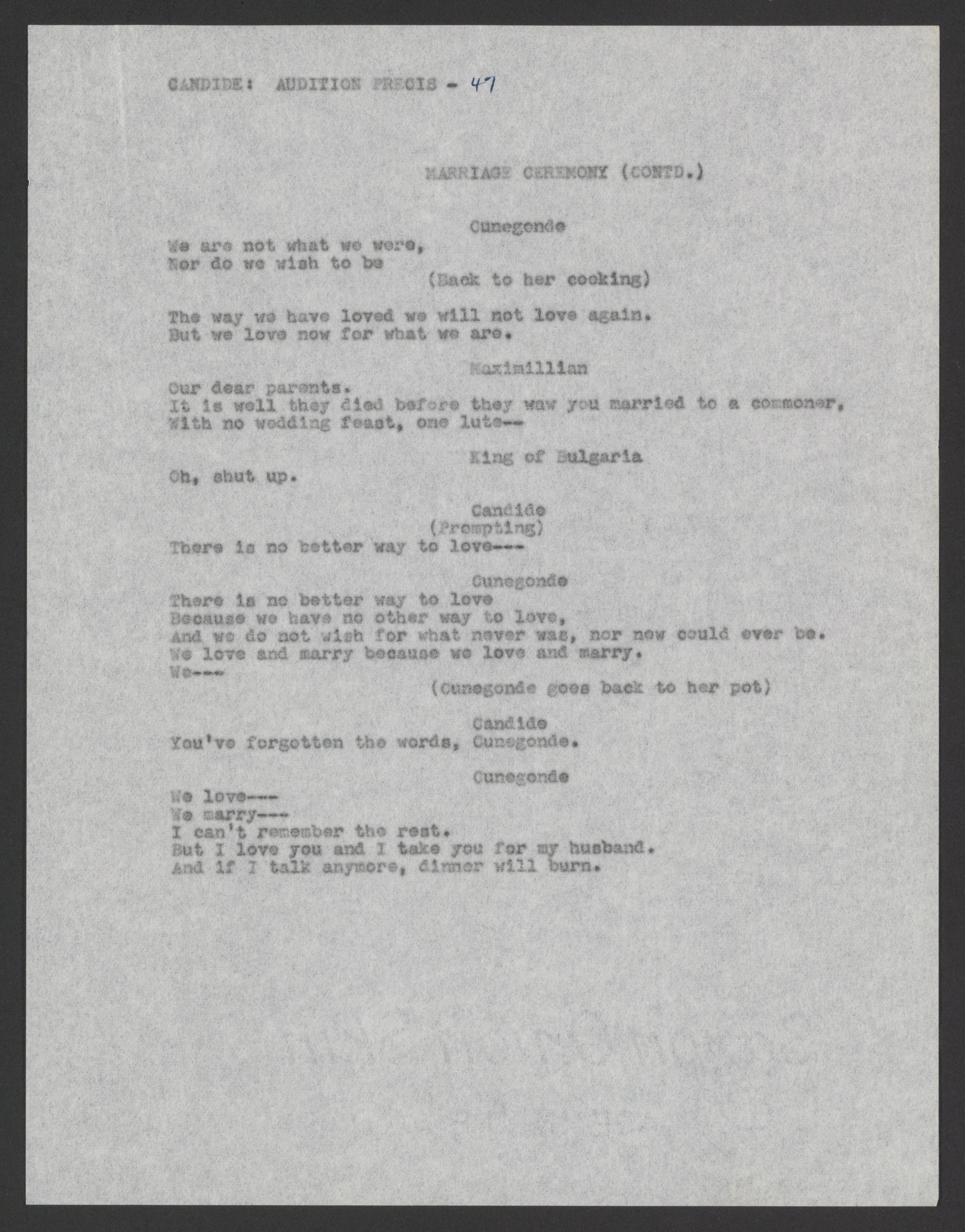 Scanned image of the current content page