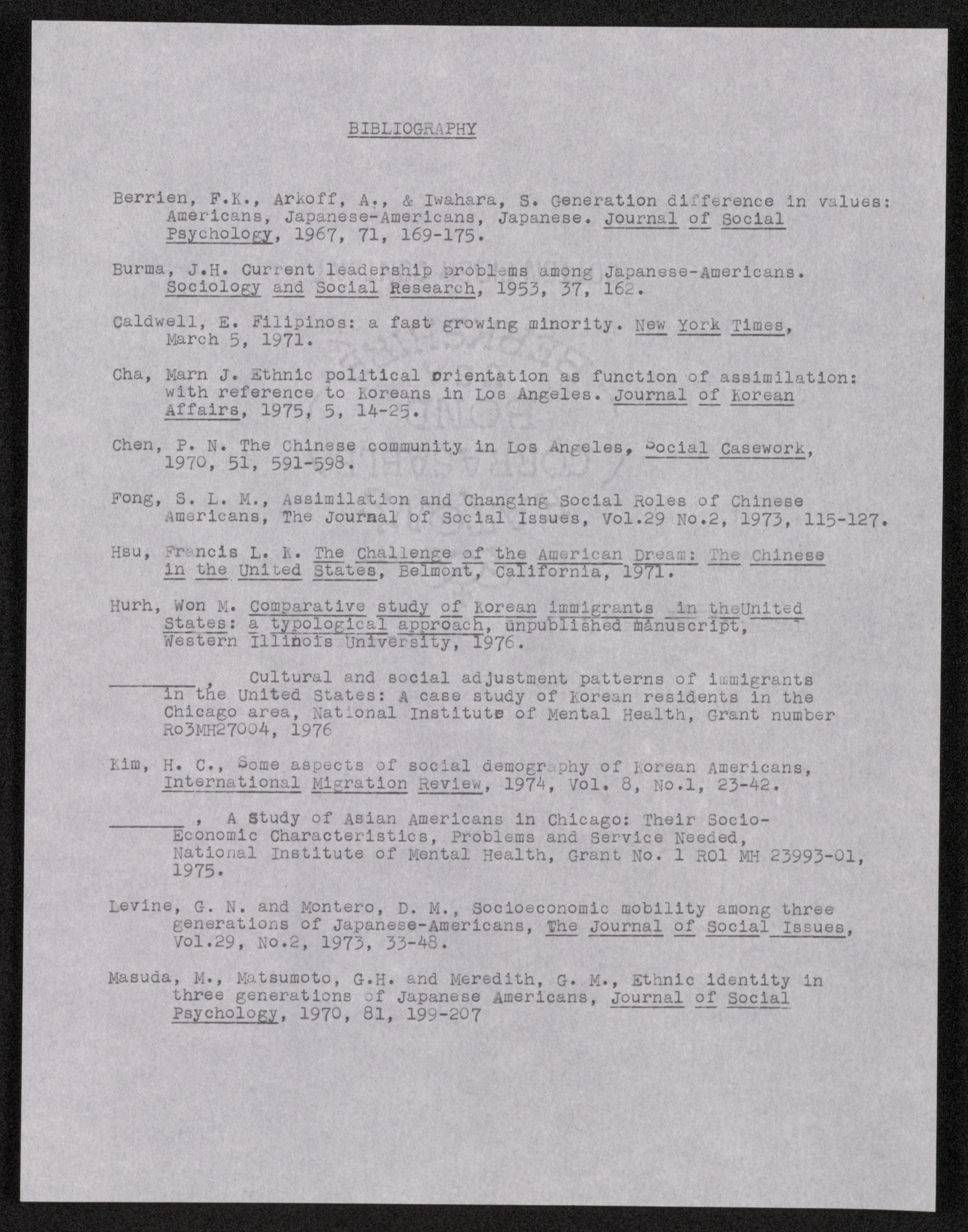 Scanned image of the current content page