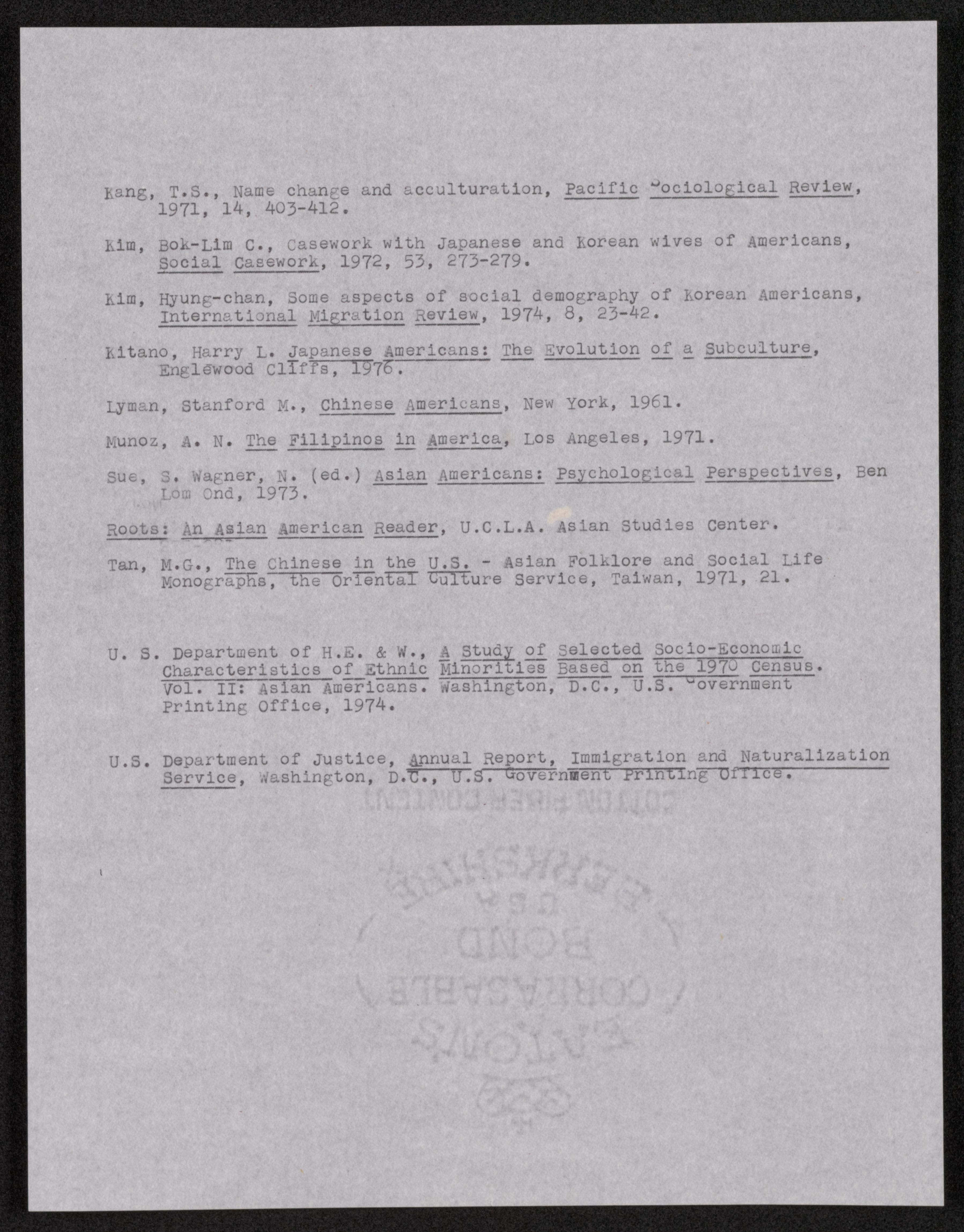 Scanned image of the current content page