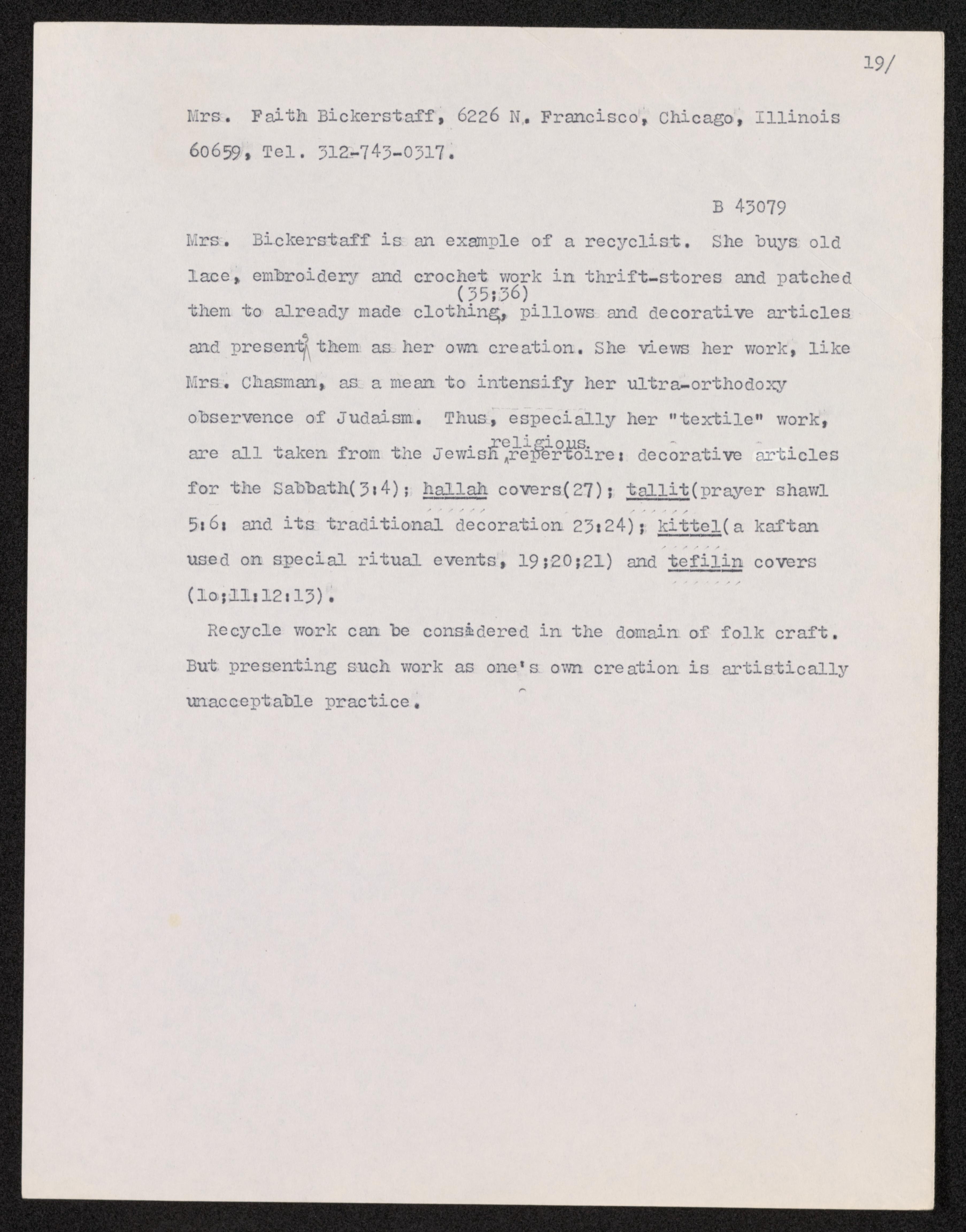 Scanned image of the current content page