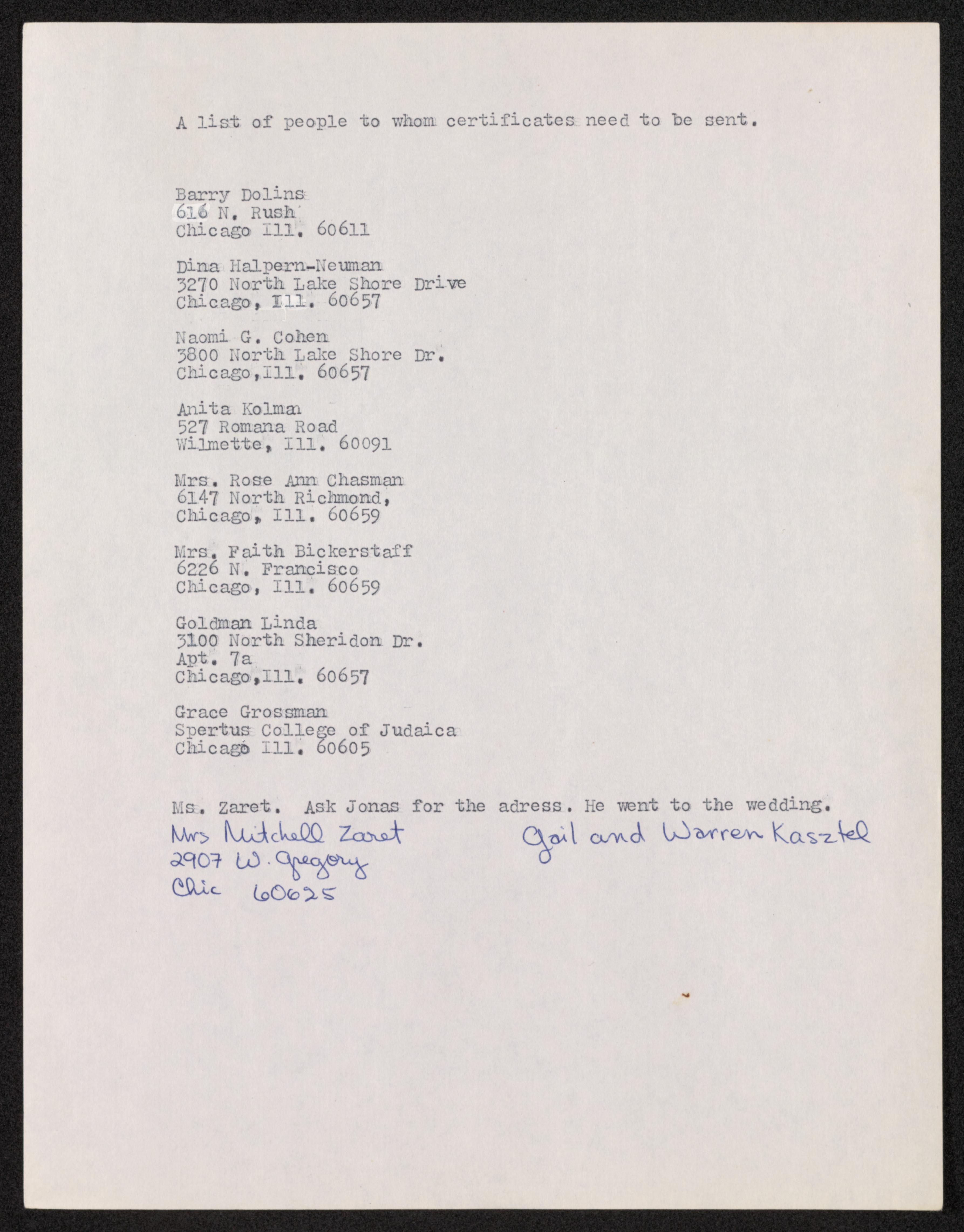 Scanned image of the current content page