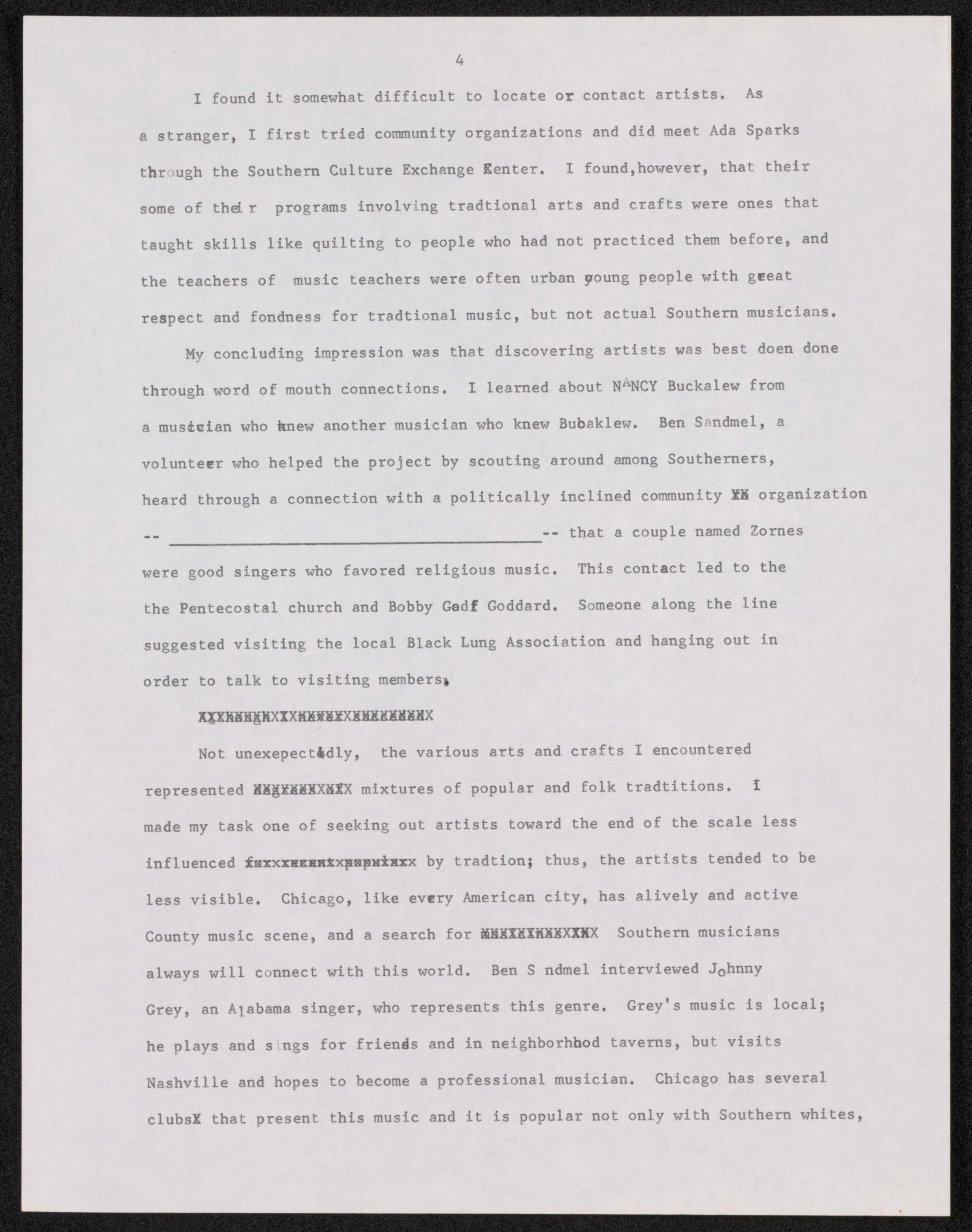 Scanned image of the current content page