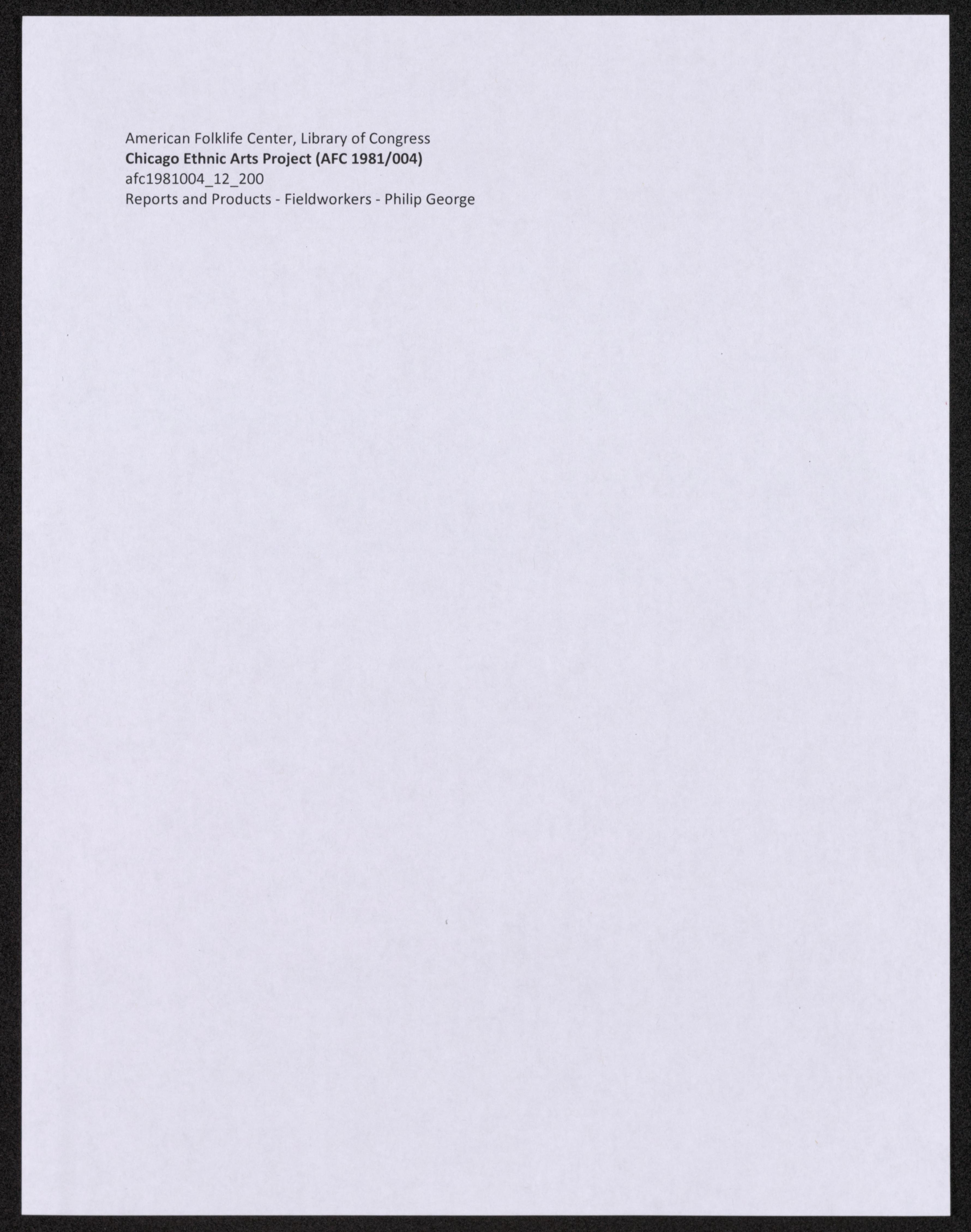 Scanned image of the current content page