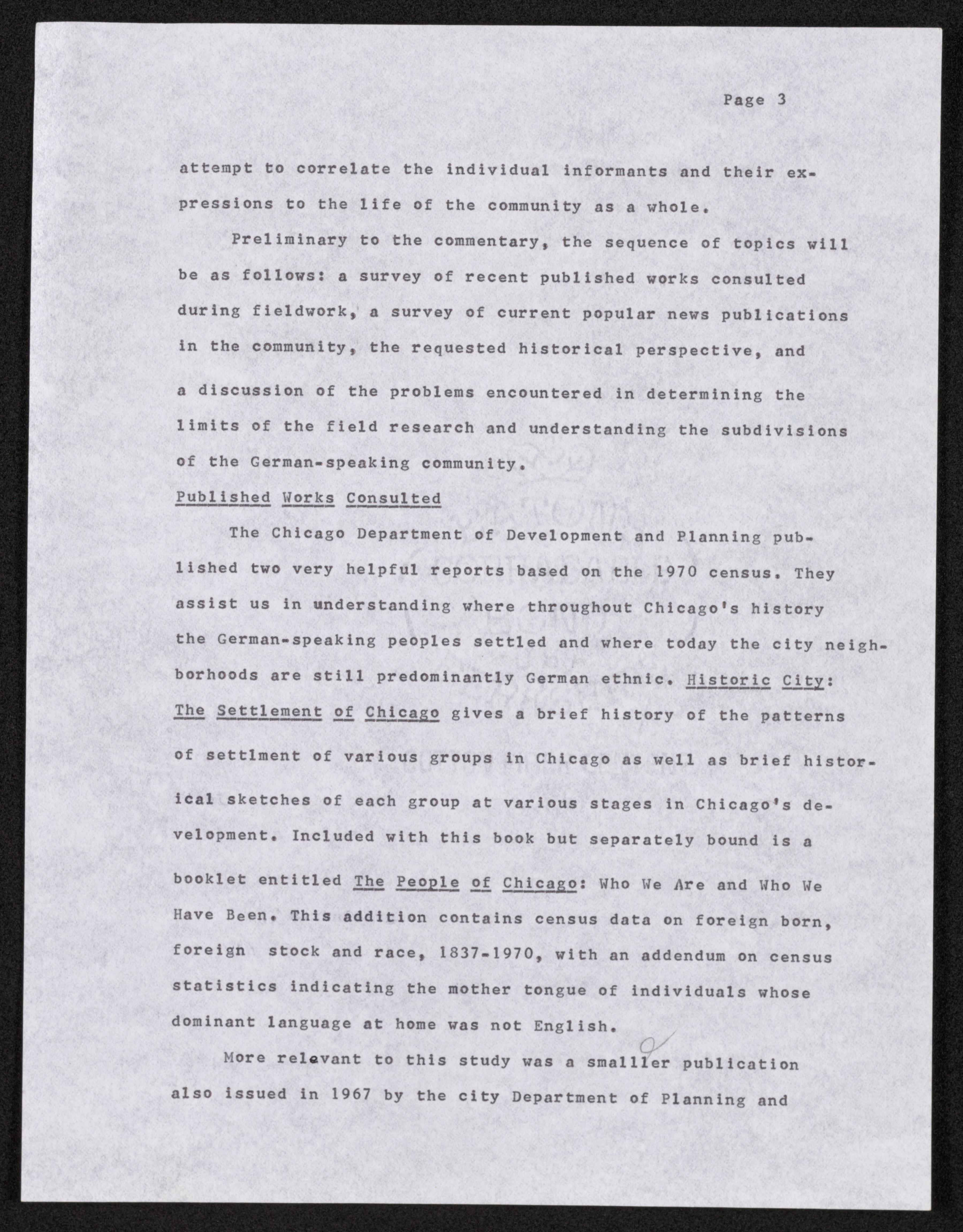 Scanned image of the current content page