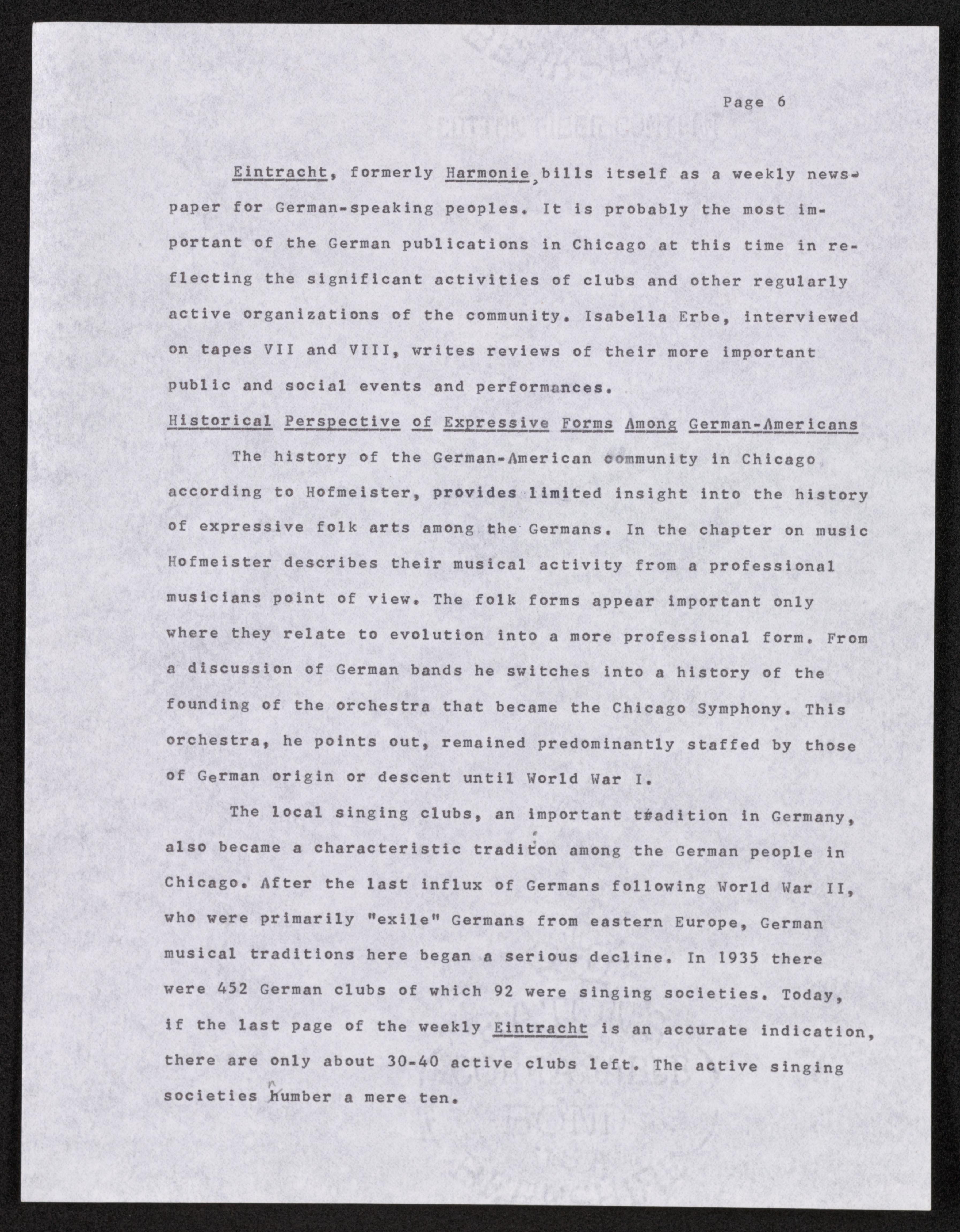 Scanned image of the current content page