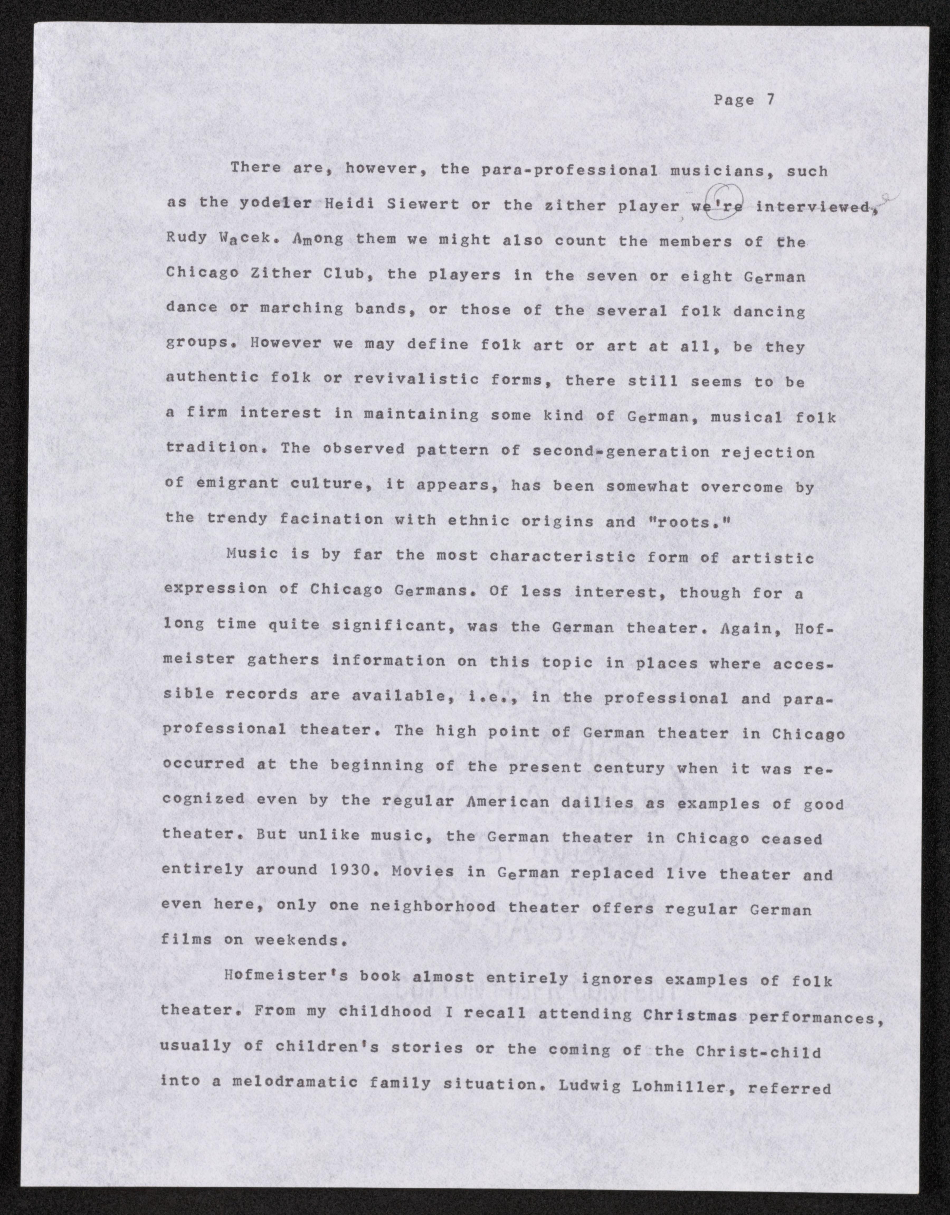 Scanned image of the current content page