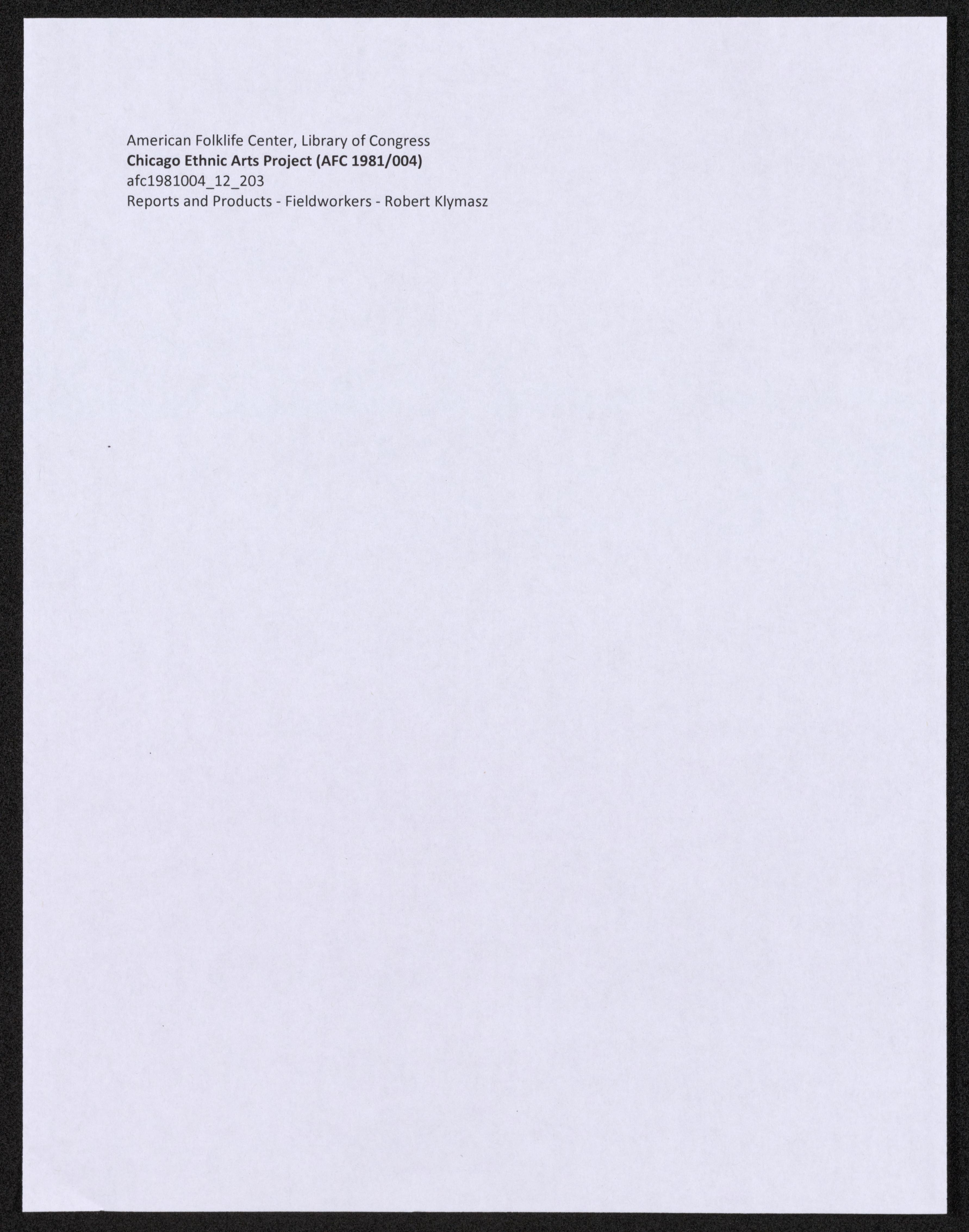 Scanned image of the current content page