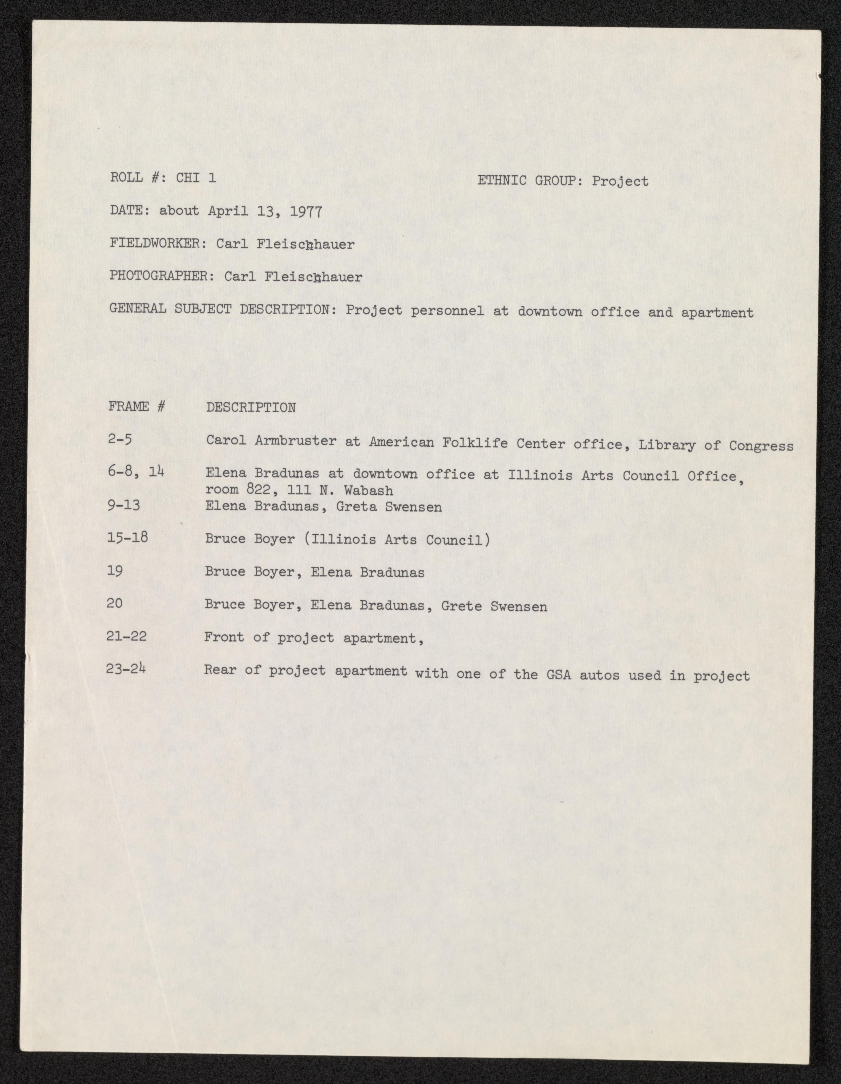 Scanned image of the current content page