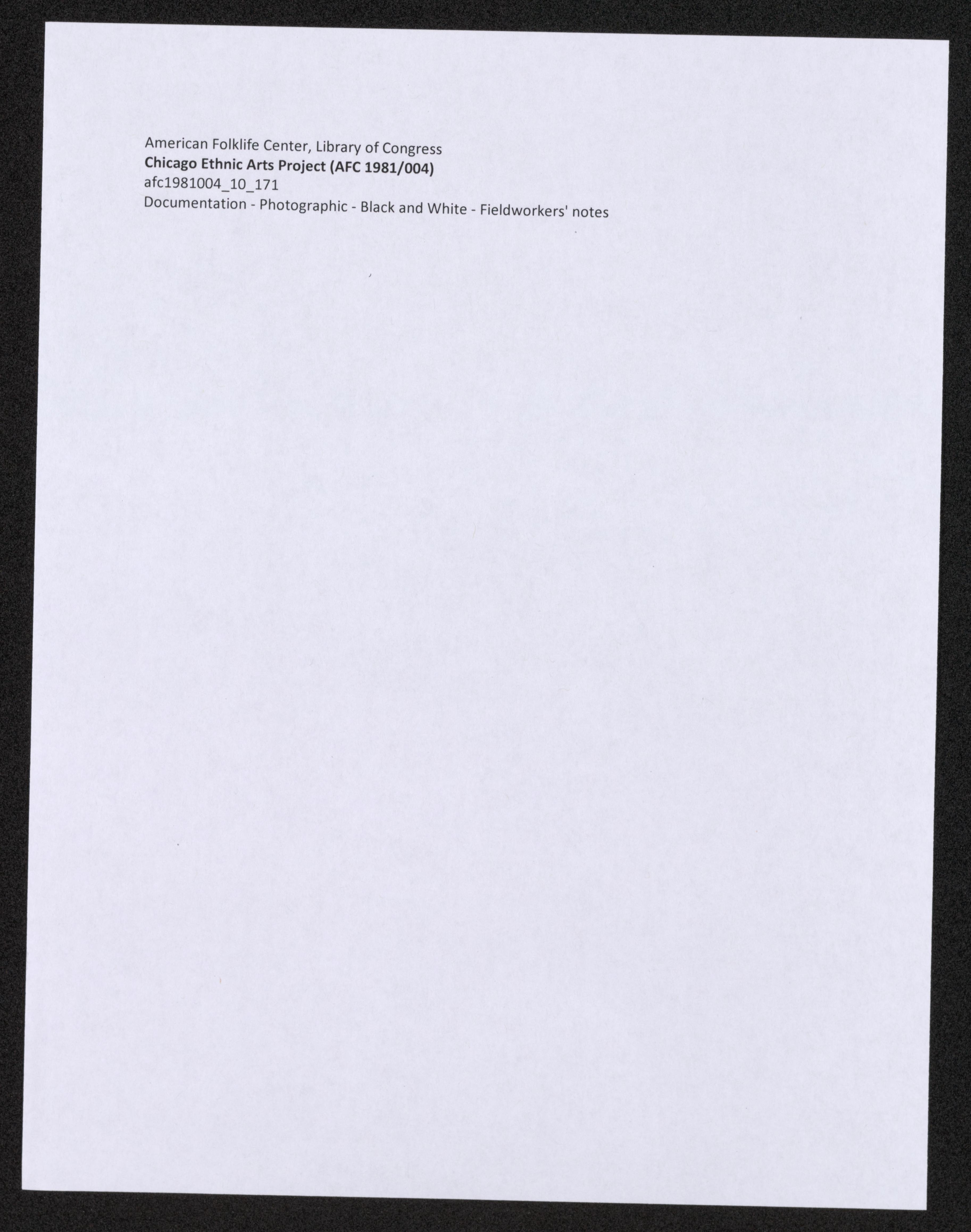 Scanned image of the current content page