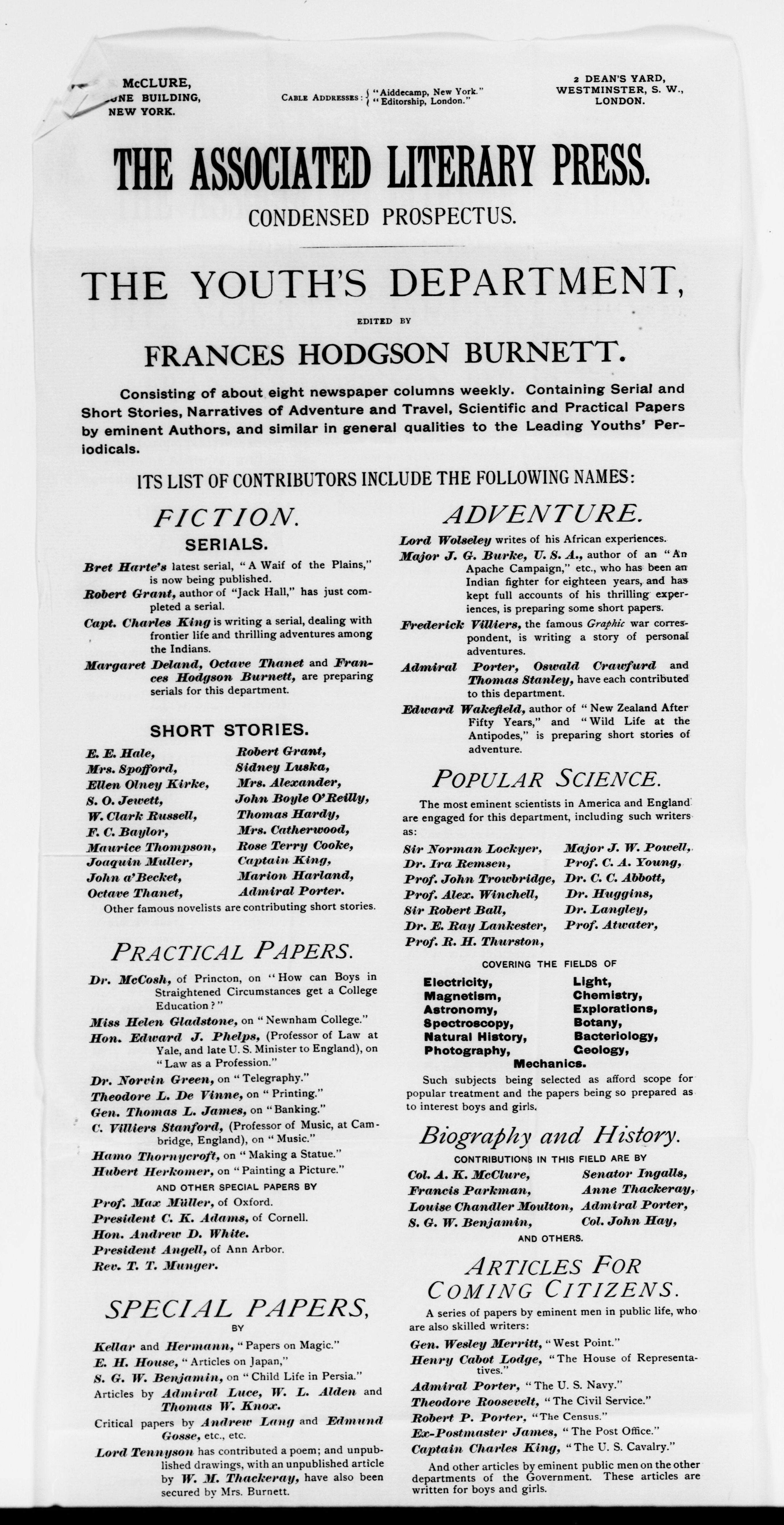Scanned image of the current content page