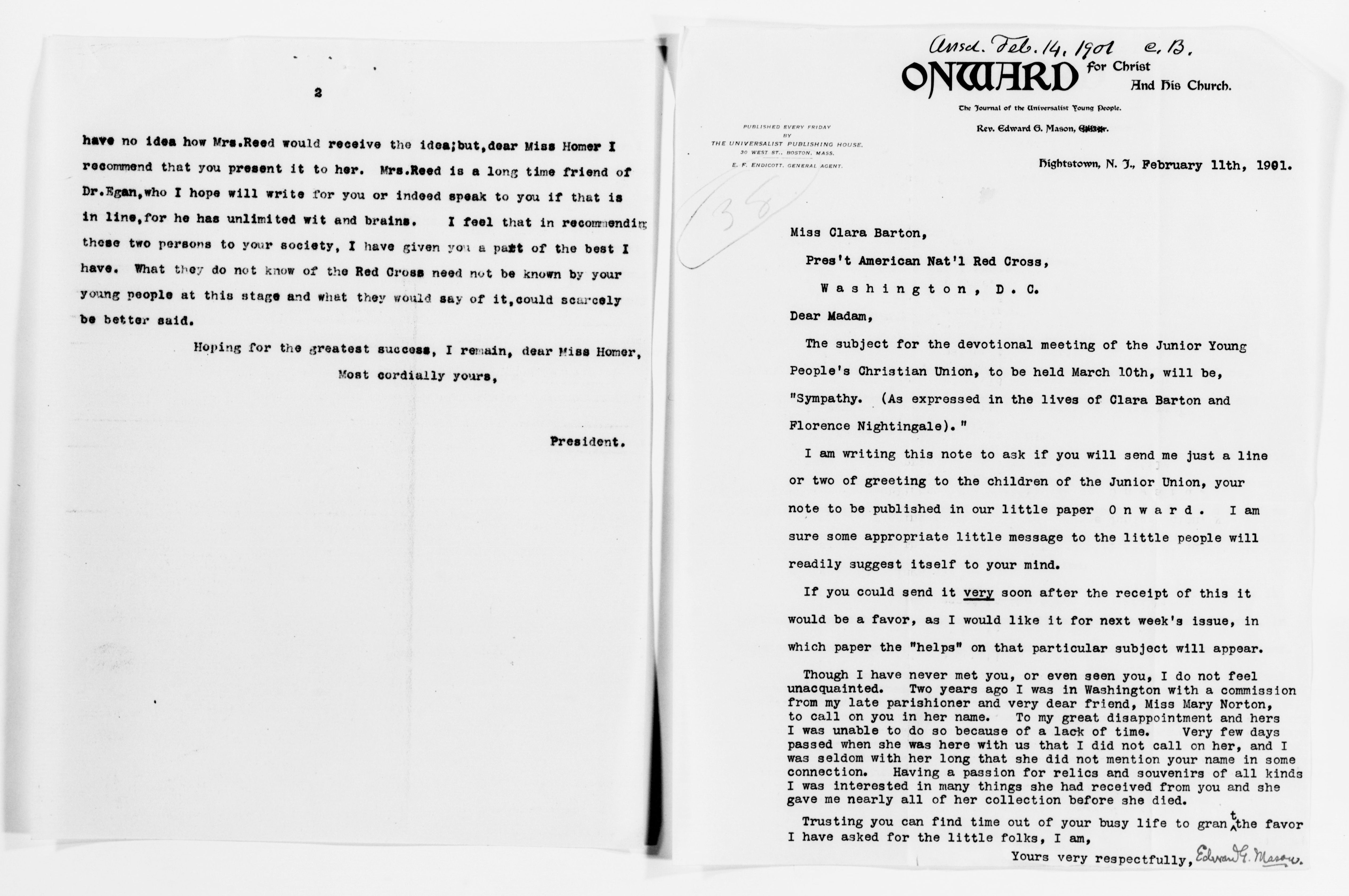 Scanned image of the current content page