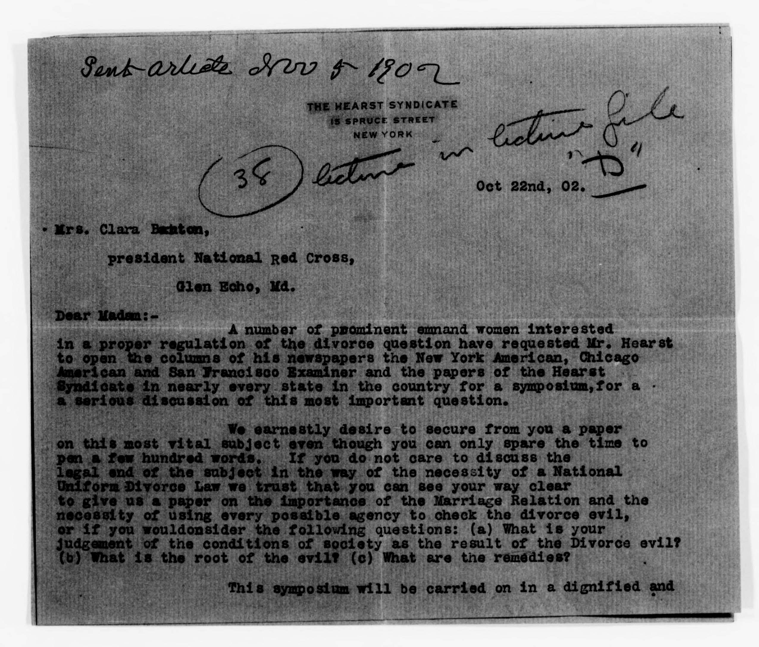 Scanned image of the current content page