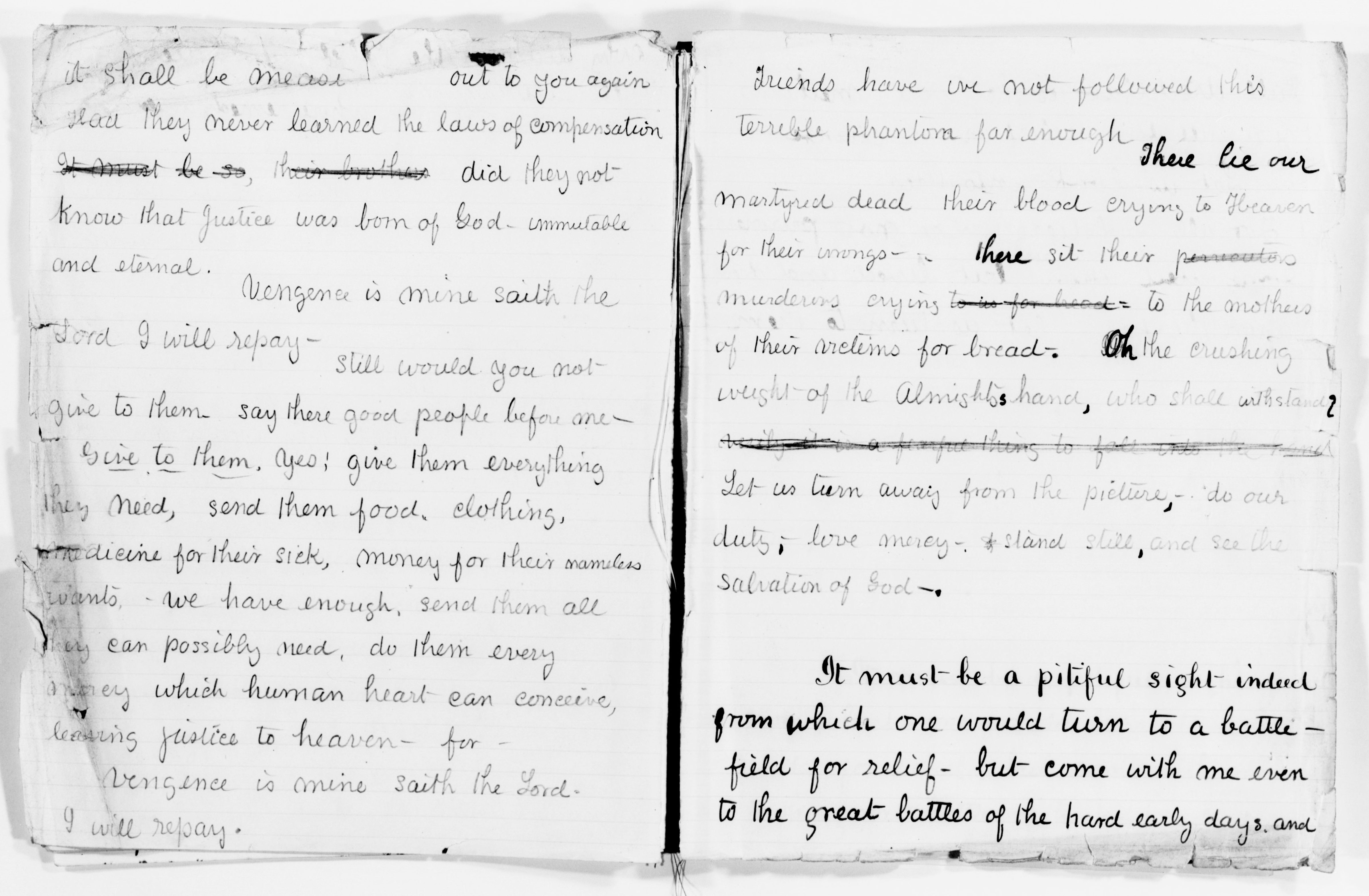 Scanned image of the current content page