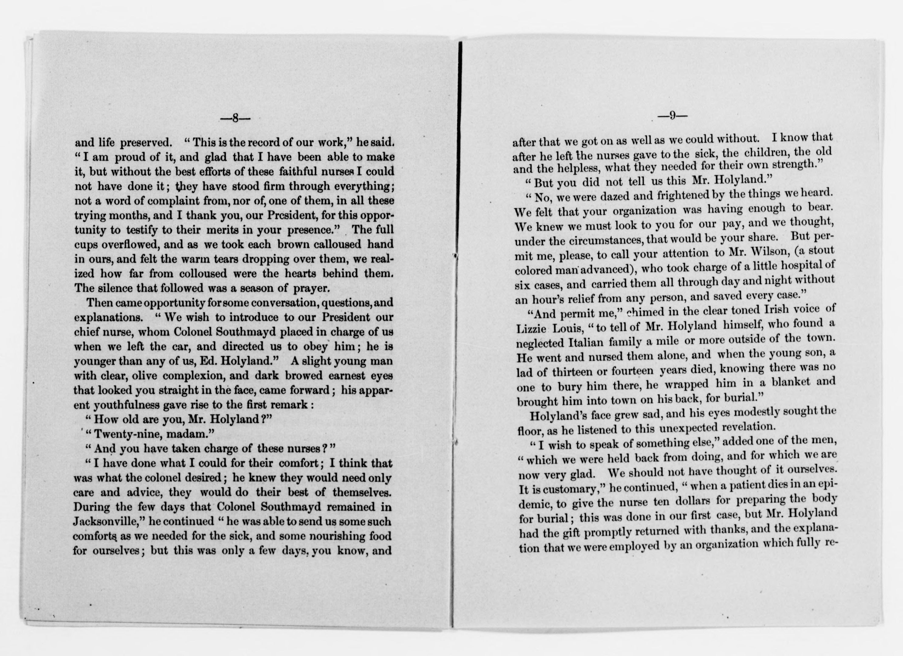 Scanned image of the current content page