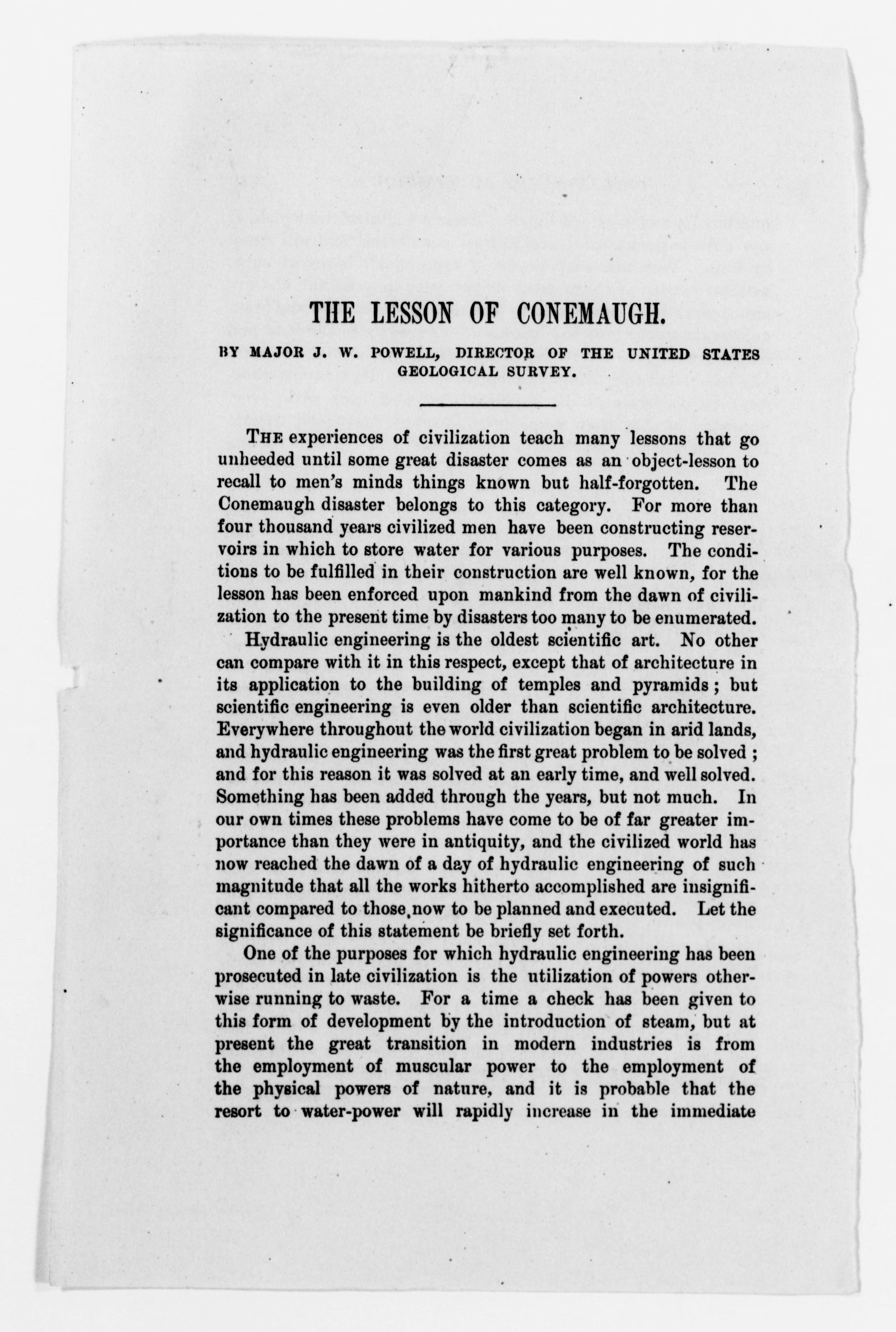 Scanned image of the current content page