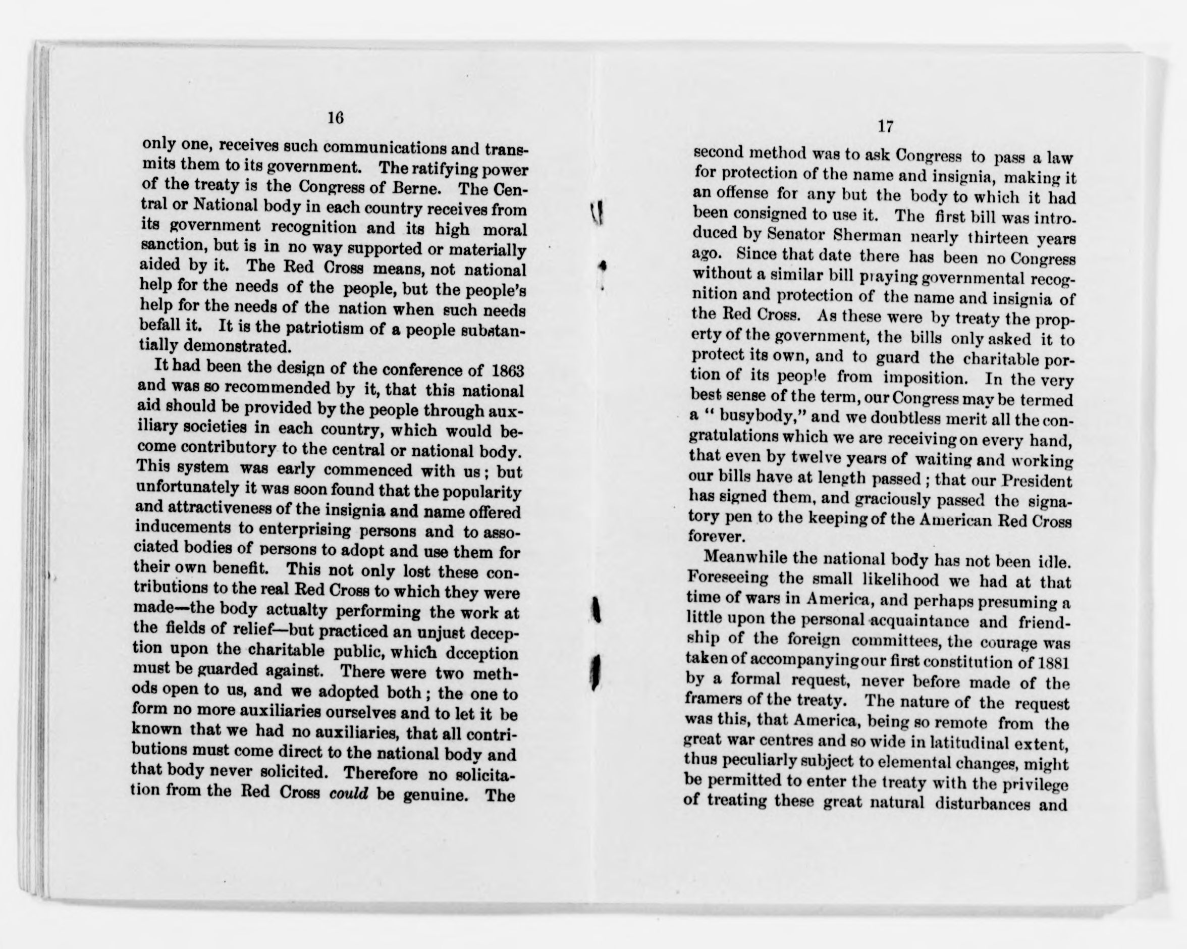Scanned image of the current content page