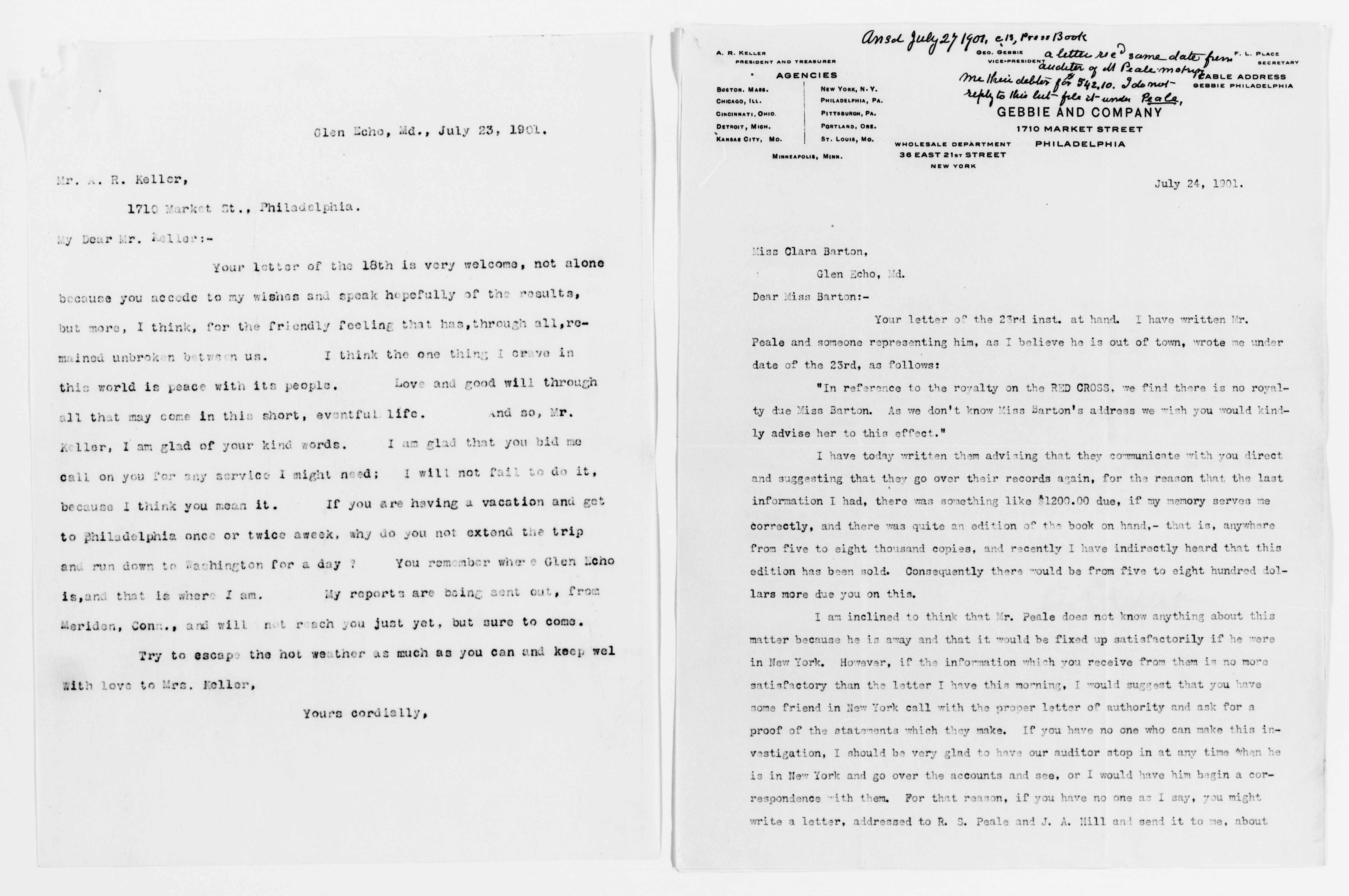 Scanned image of the current content page