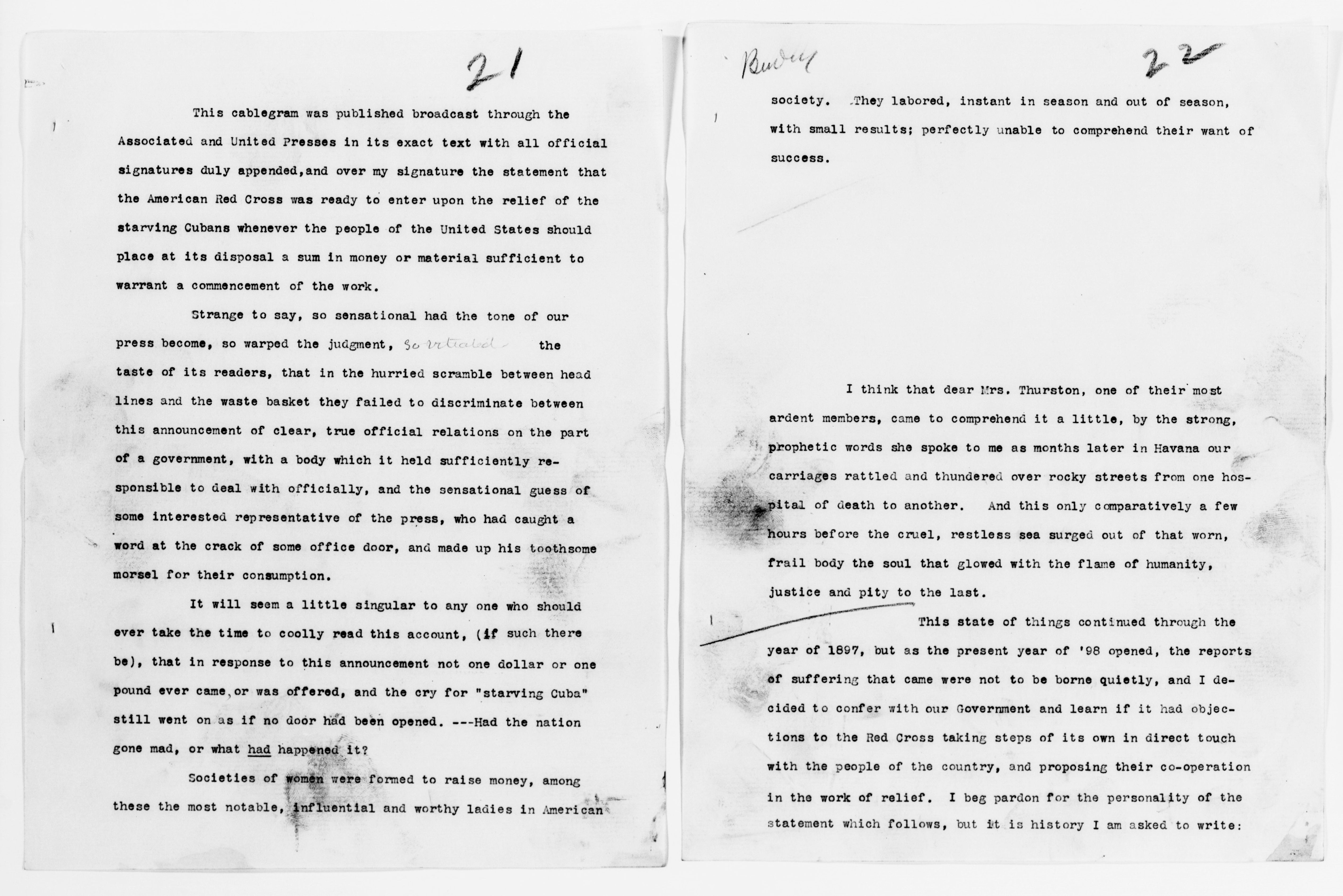 Scanned image of the current content page