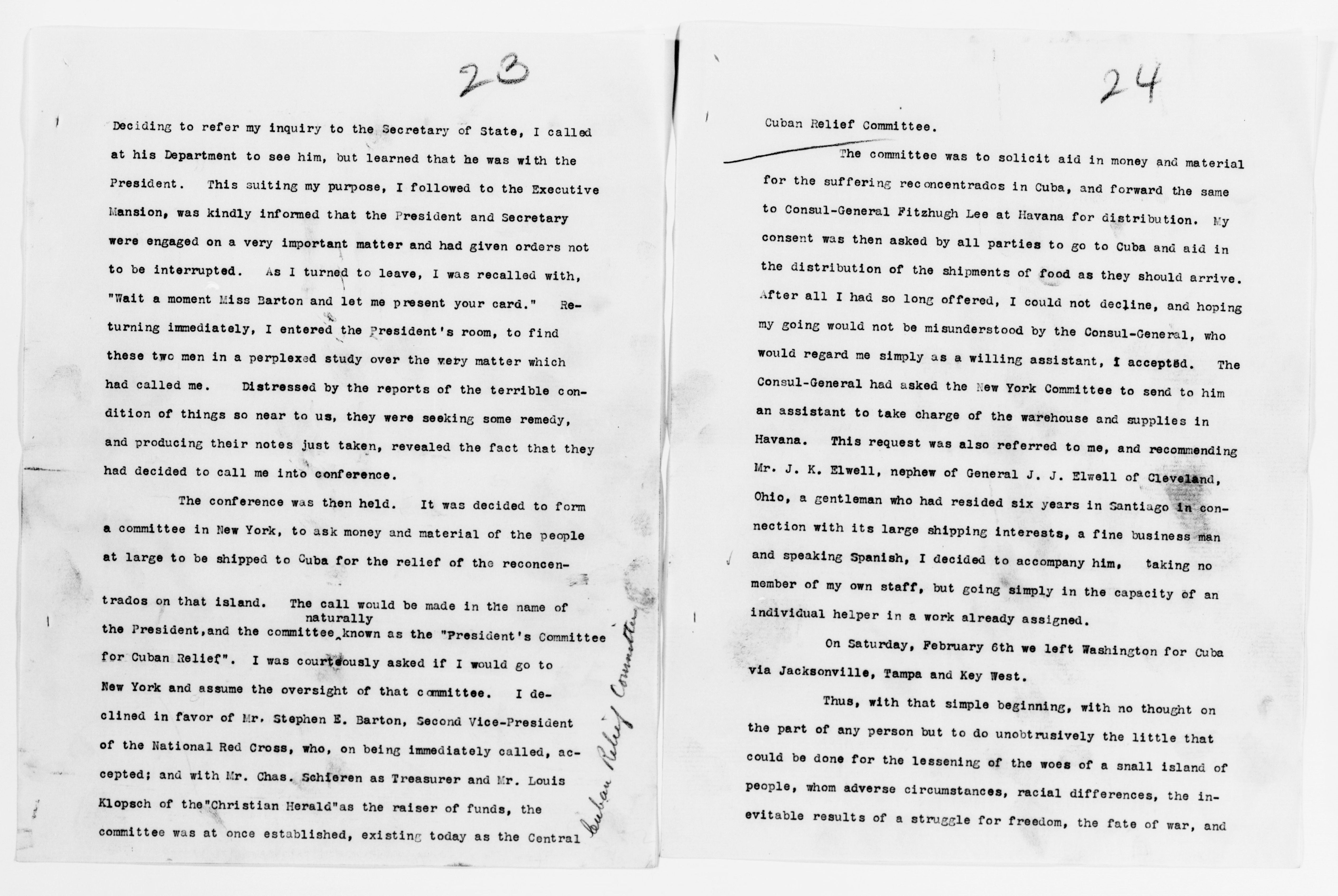 Scanned image of the current content page