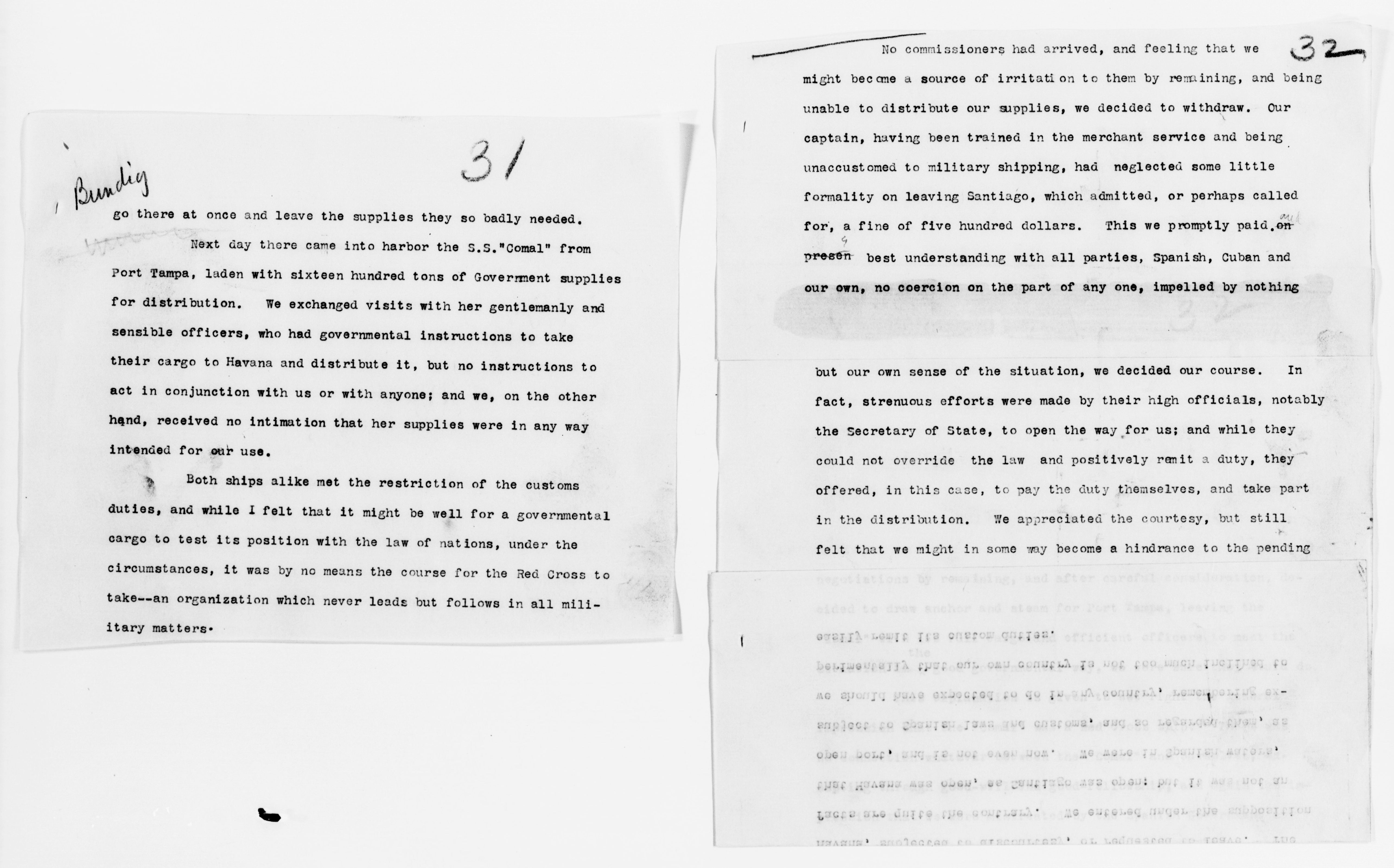 Scanned image of the current content page