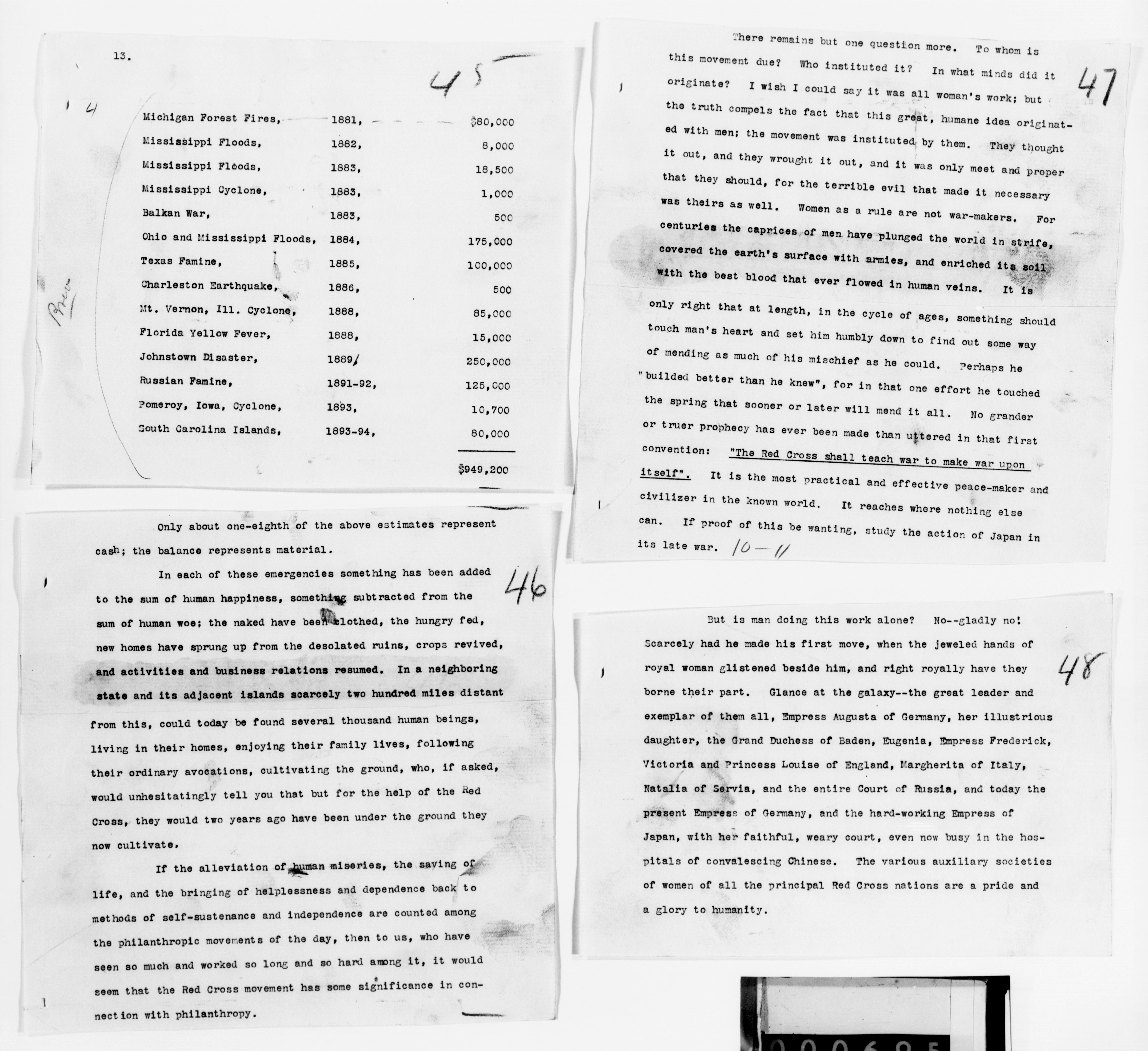 Scanned image of the current content page