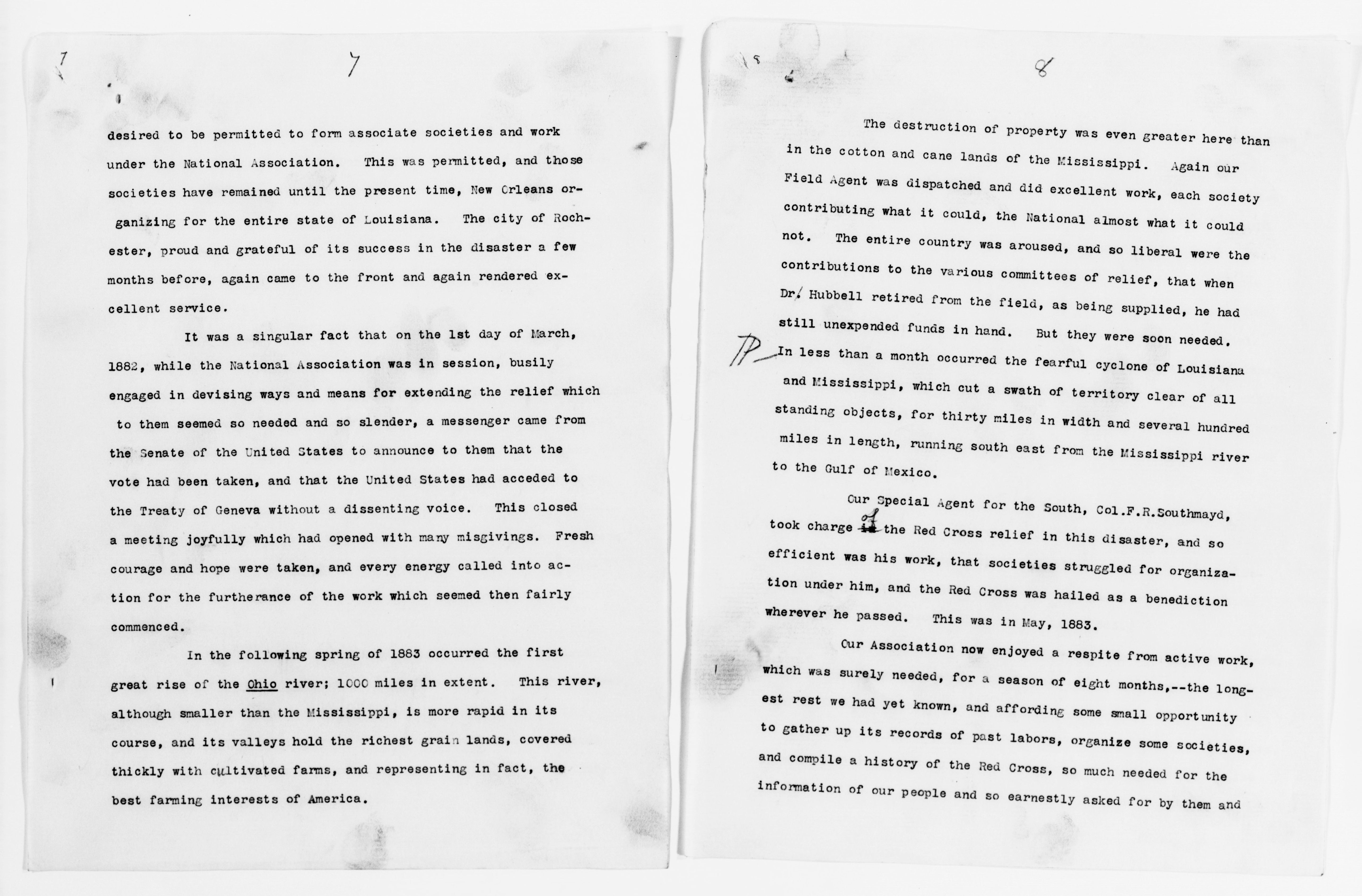 Scanned image of the current content page