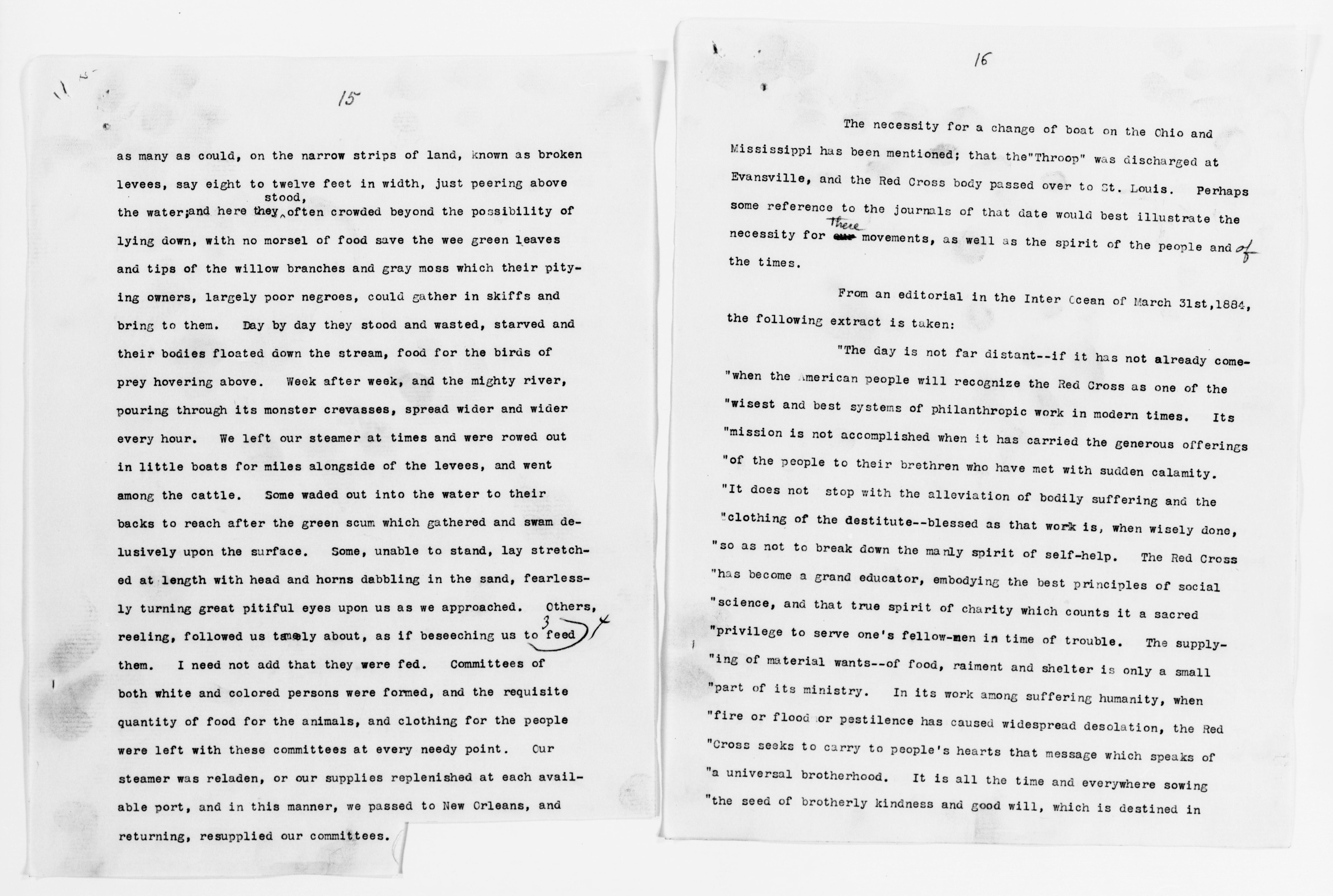 Scanned image of the current content page