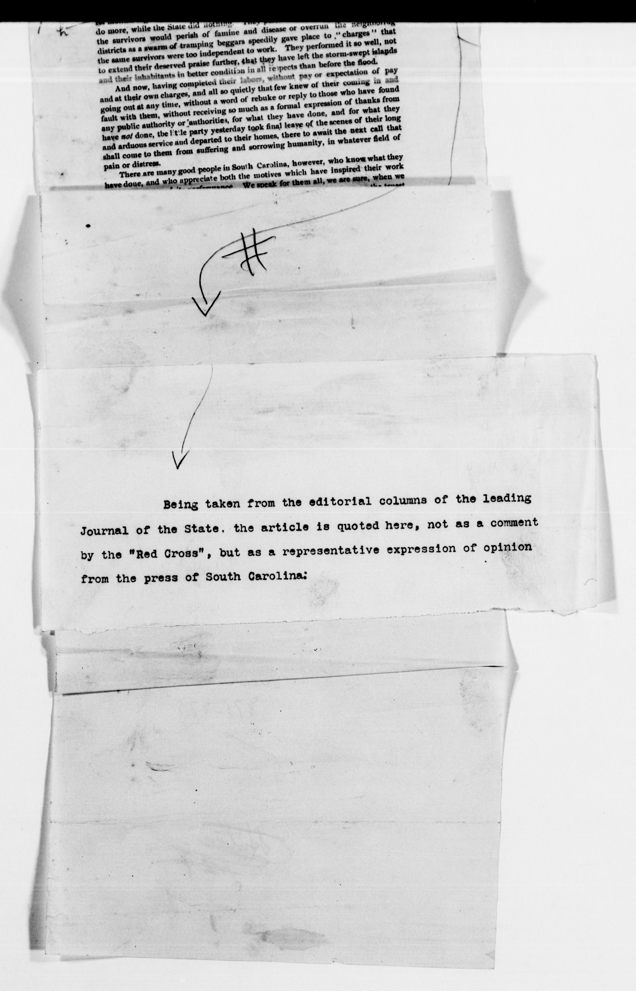 Scanned image of the current content page