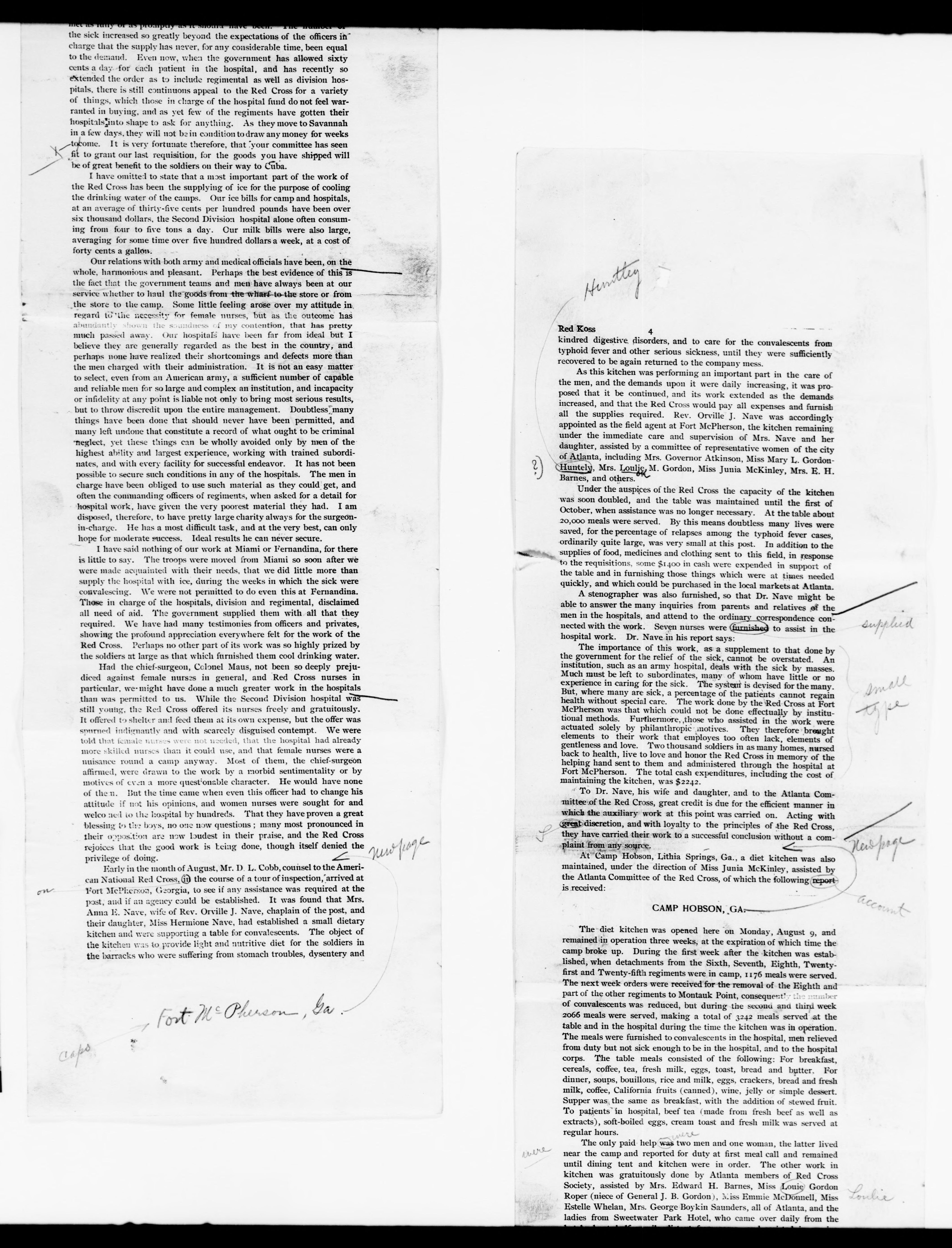 Scanned image of the current content page