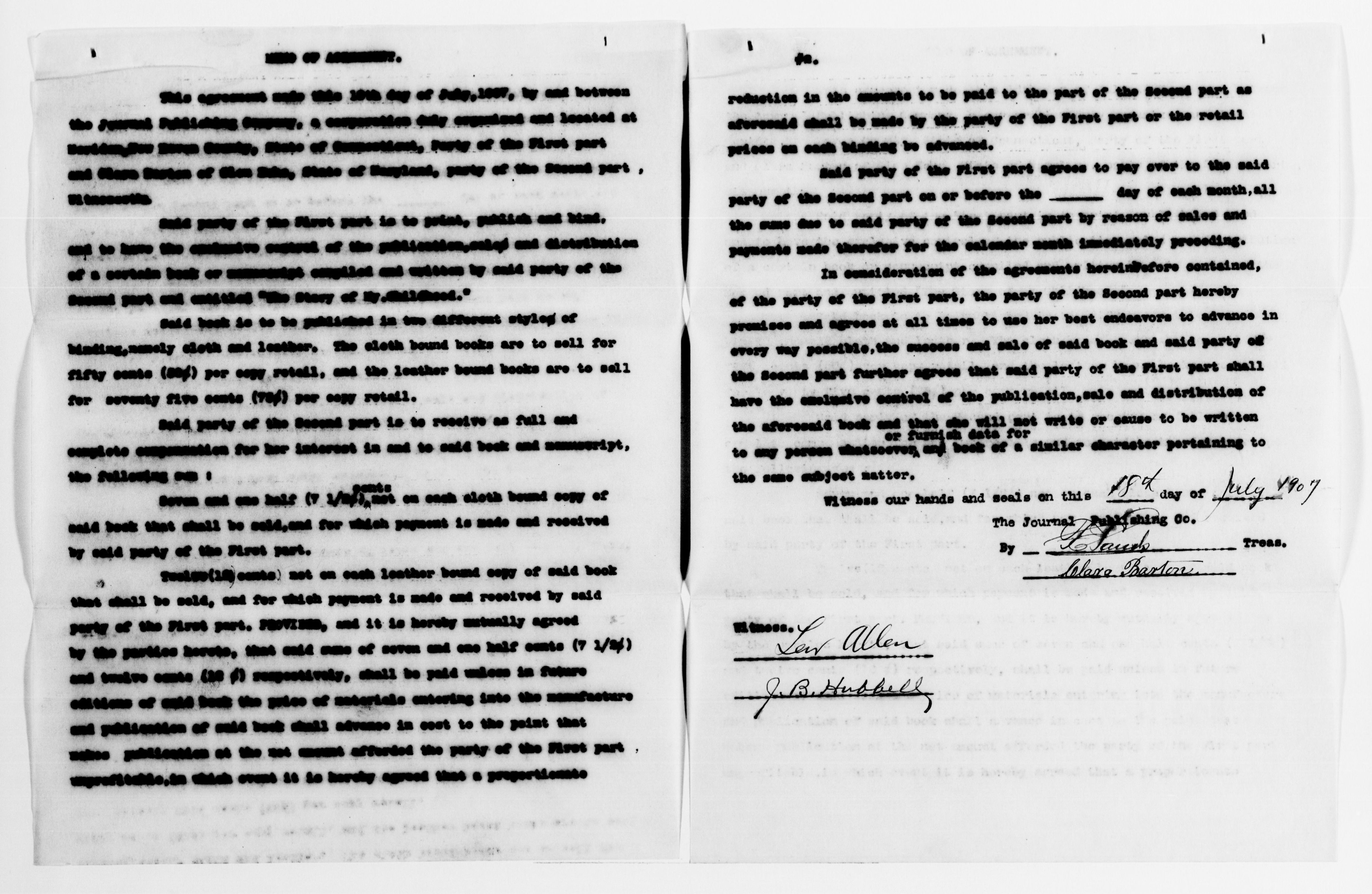 Scanned image of the current content page