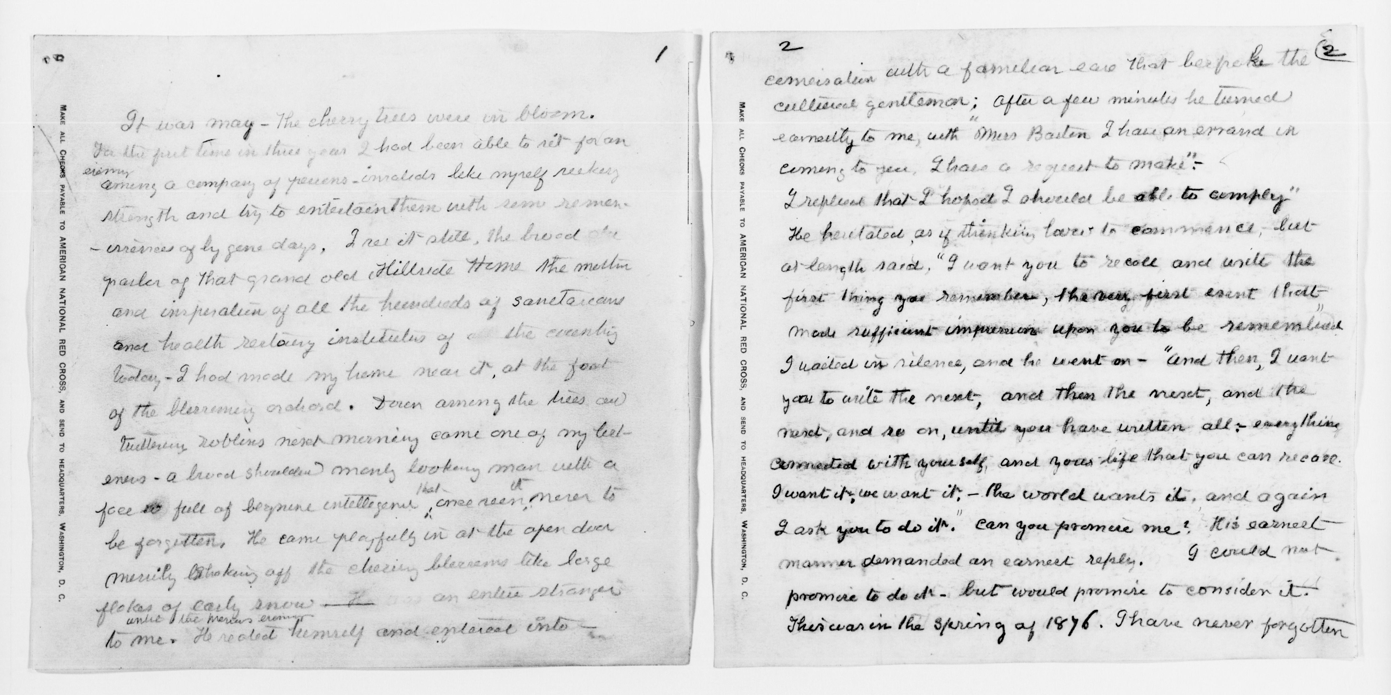 Scanned image of the current content page