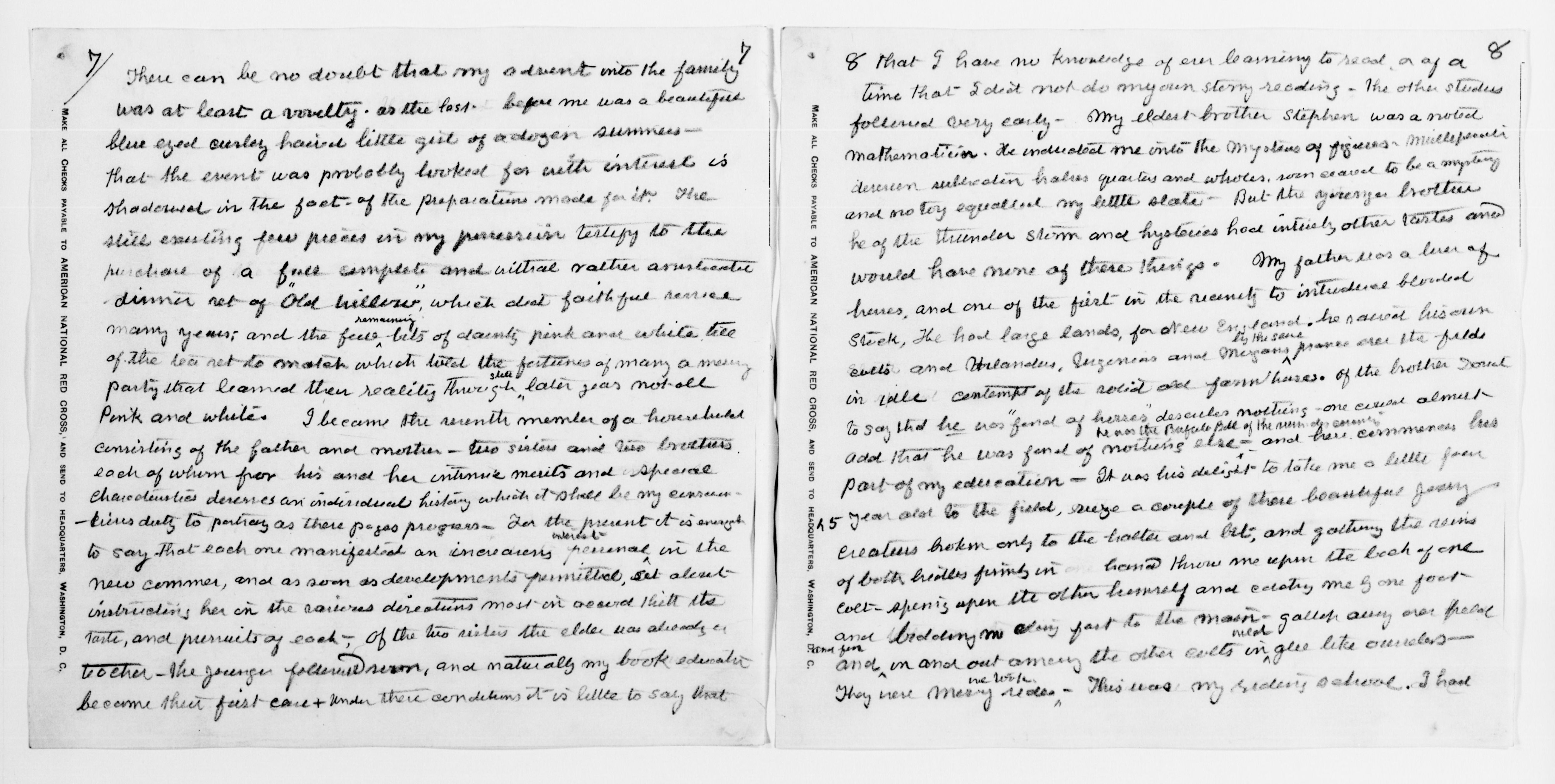 Scanned image of the current content page