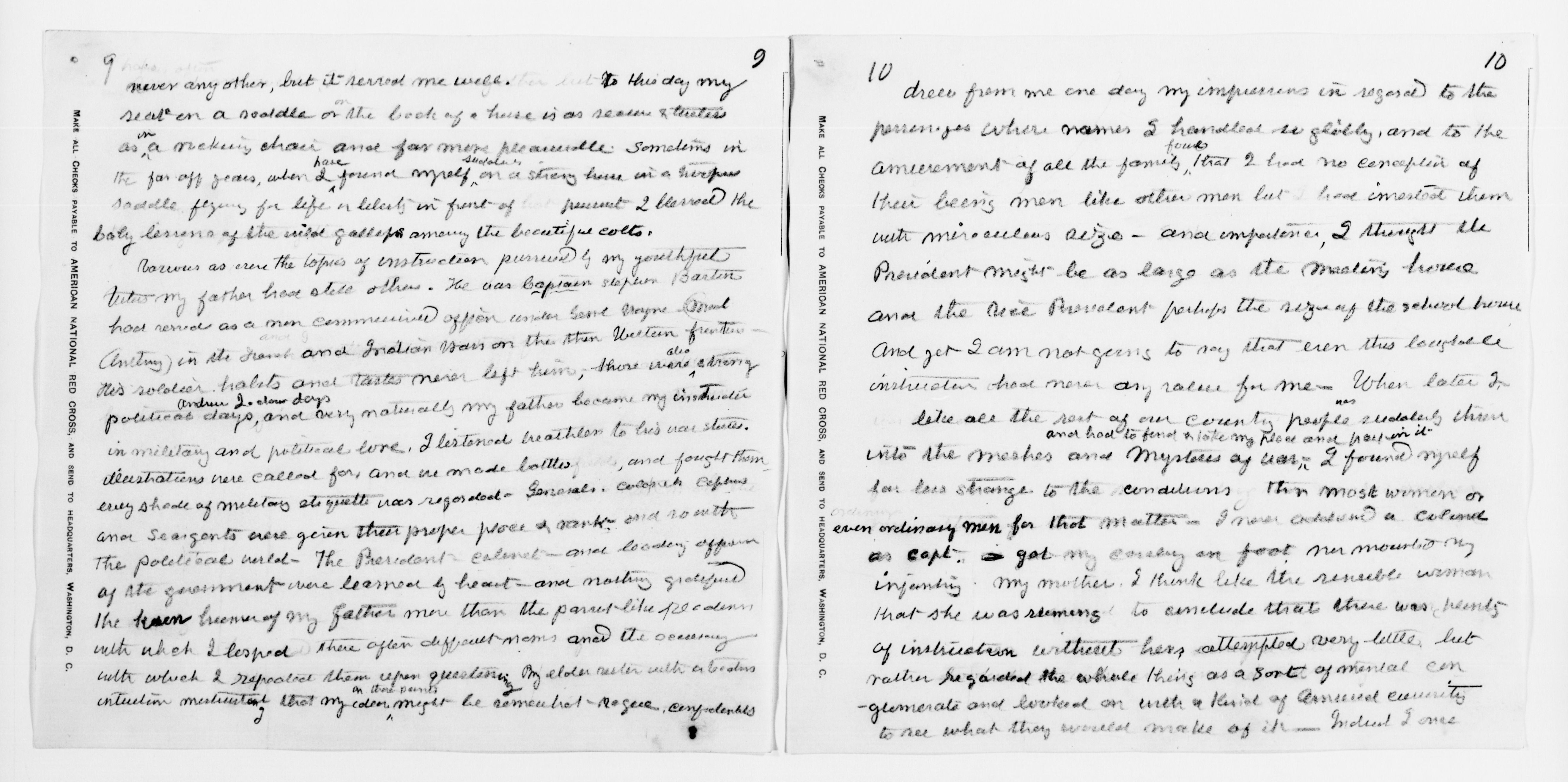 Scanned image of the current content page