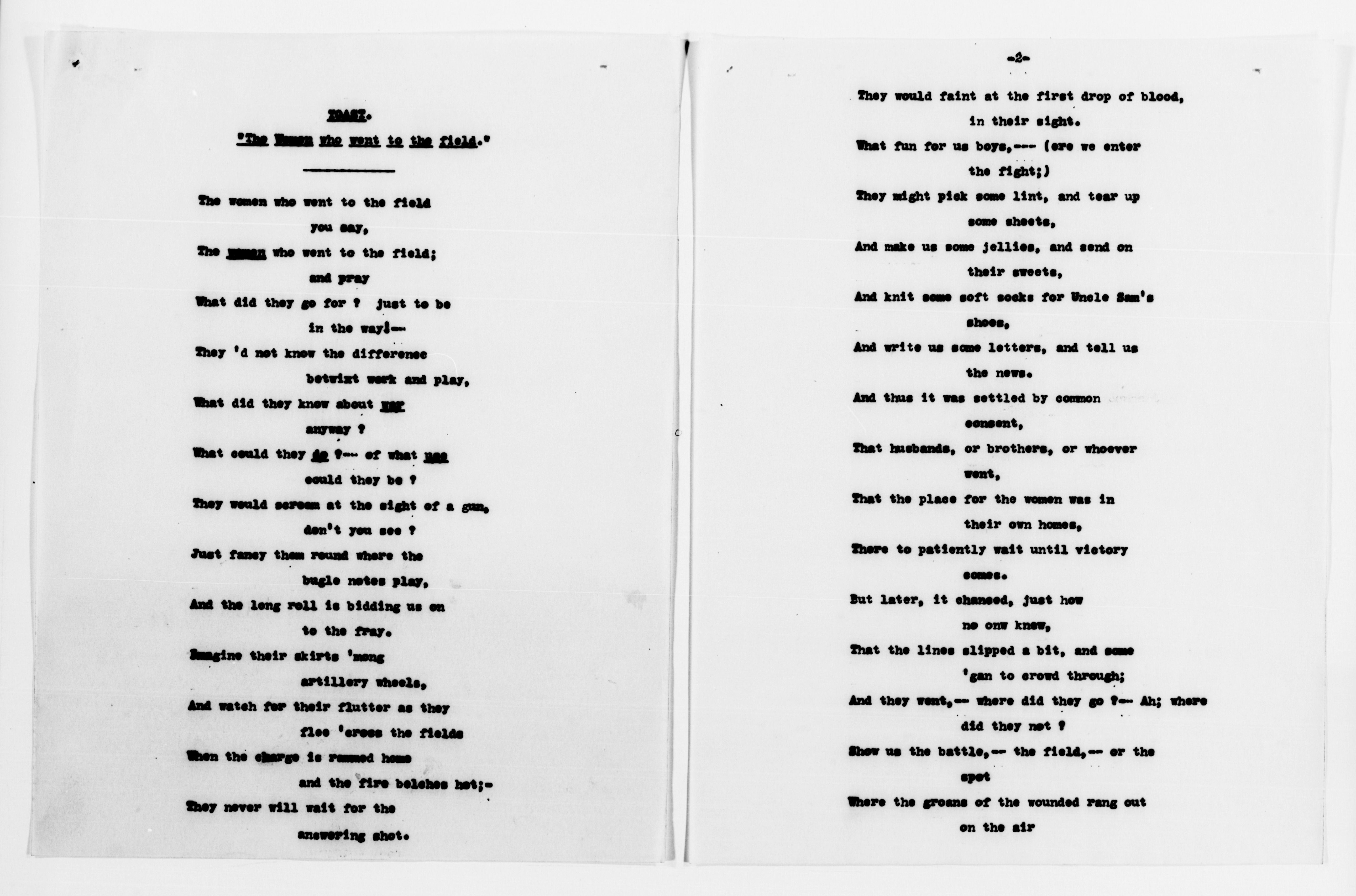 Scanned image of the current content page