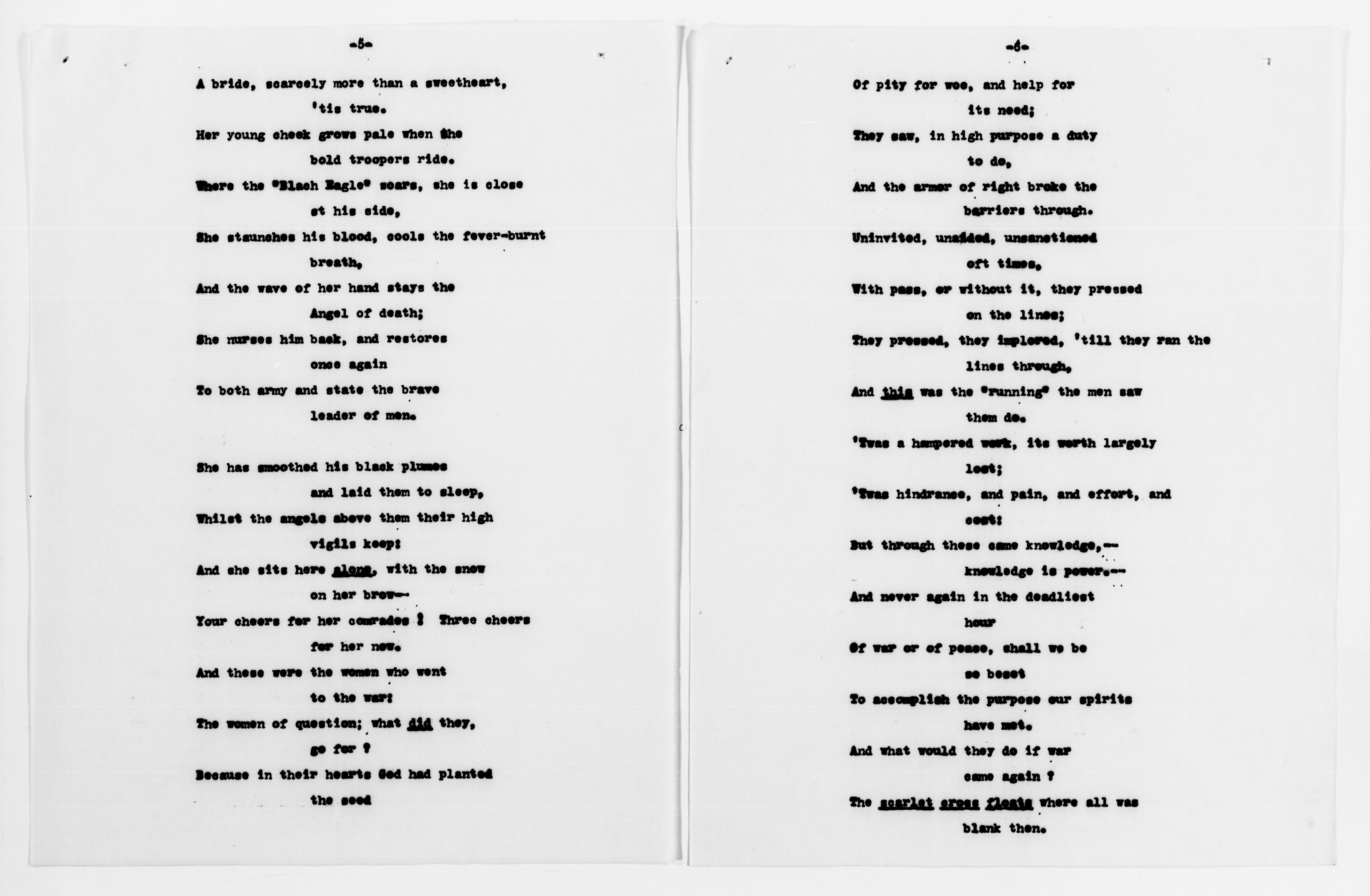 Scanned image of the current content page