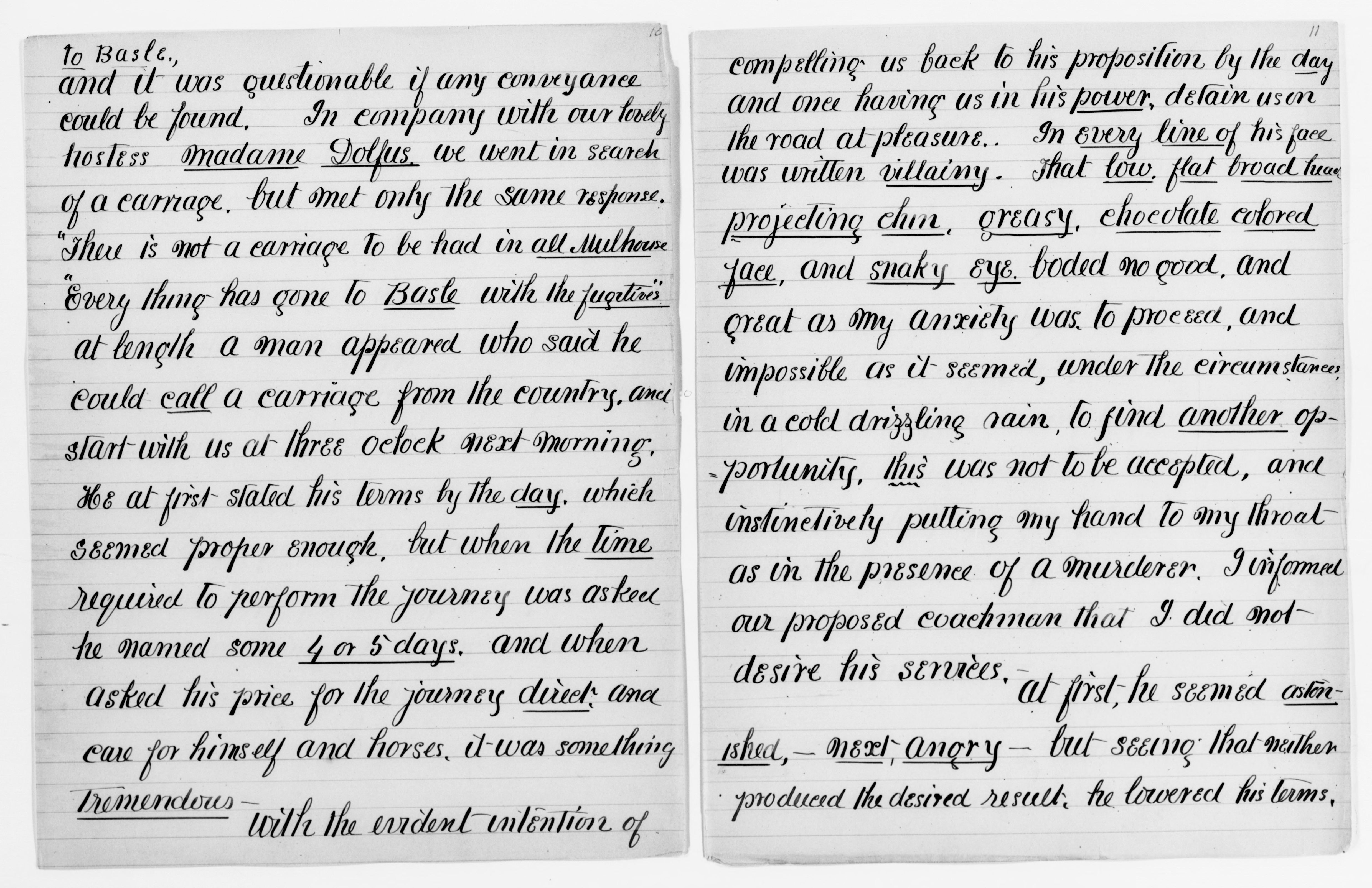 Scanned image of the current content page