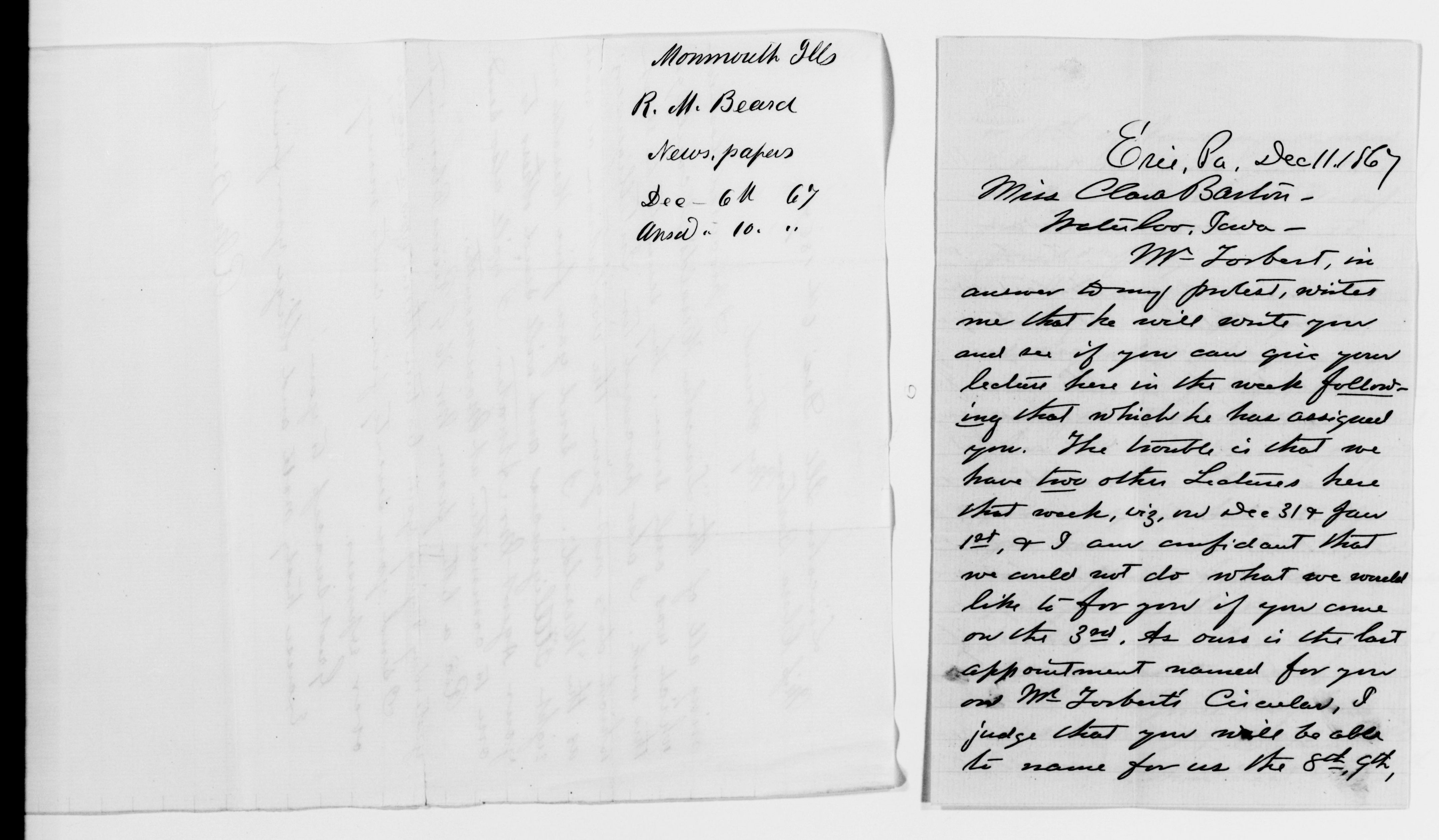 Scanned image of the current content page