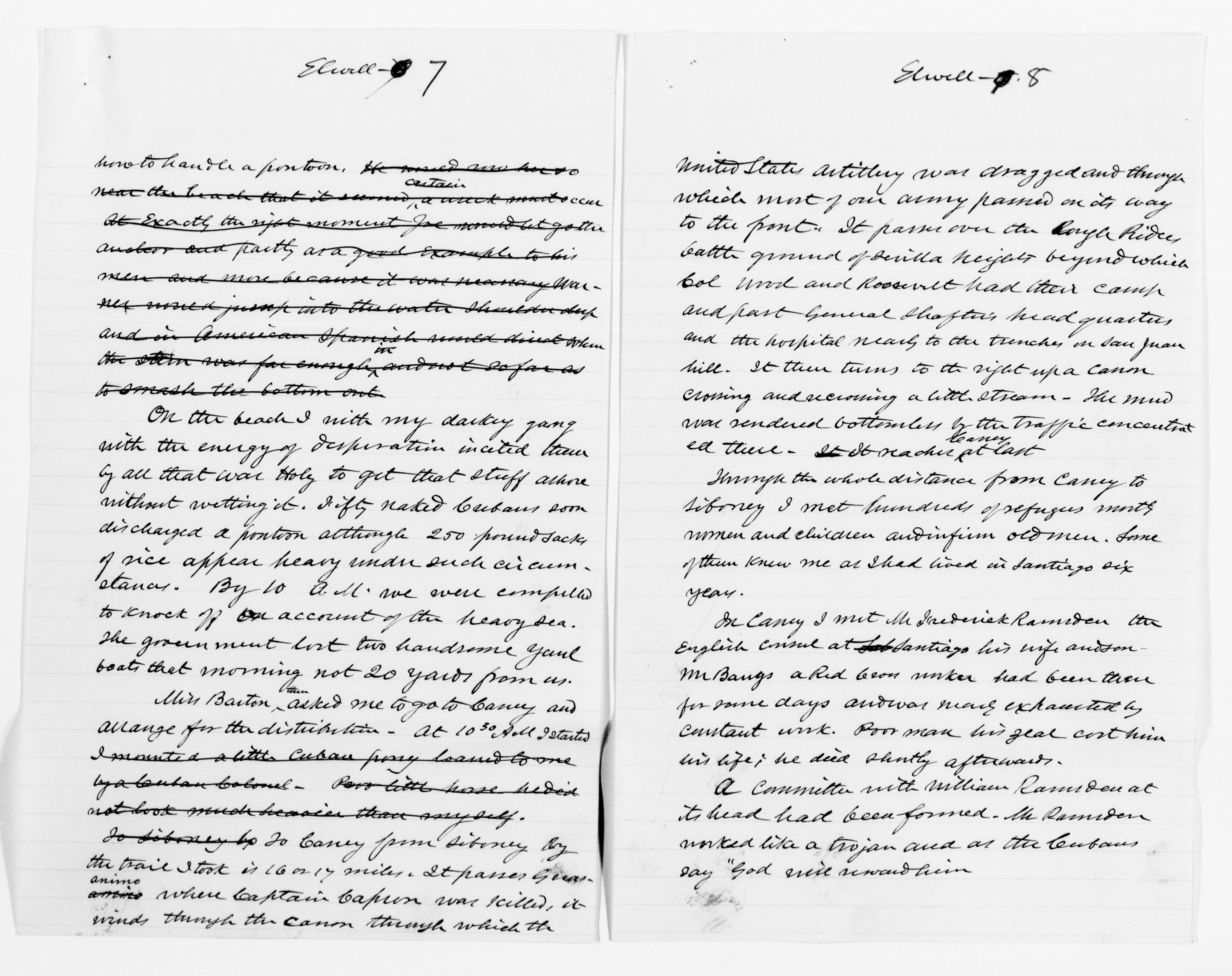 Scanned image of the current content page