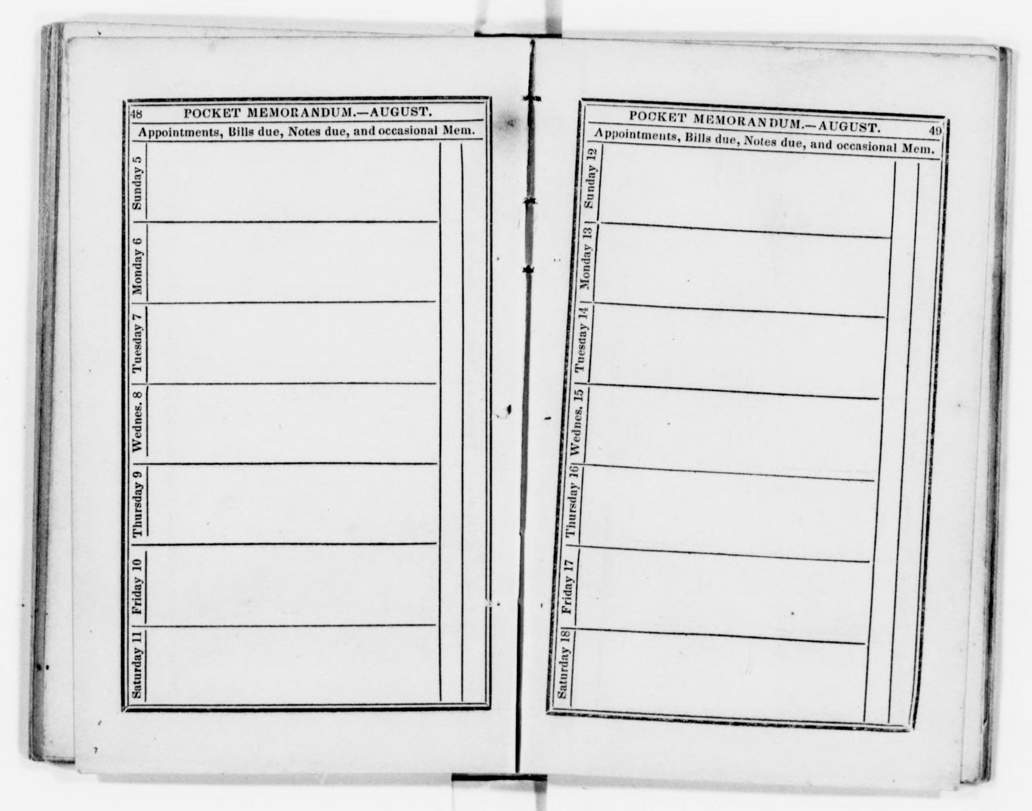 Scanned image of the current content page