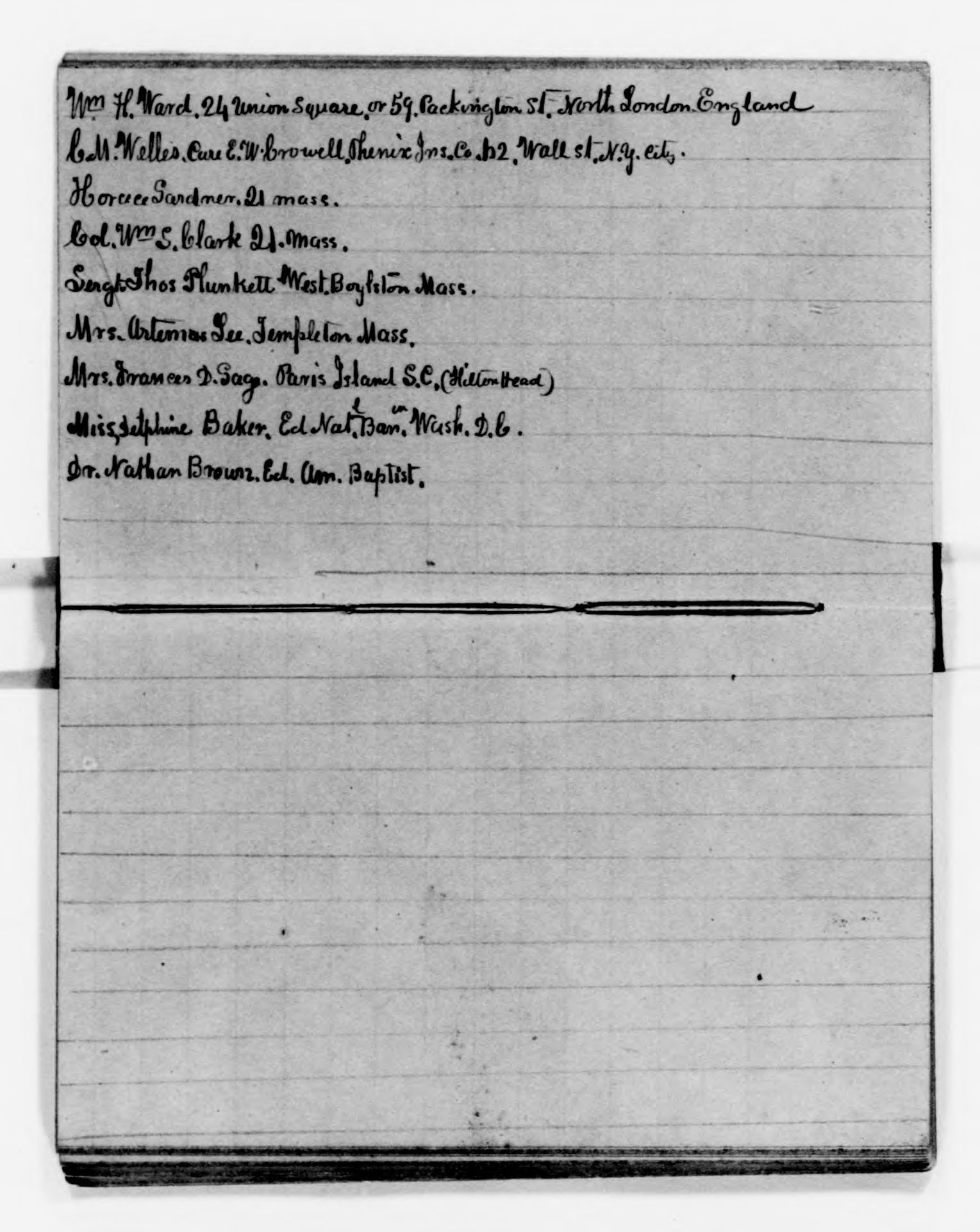 Scanned image of the current content page