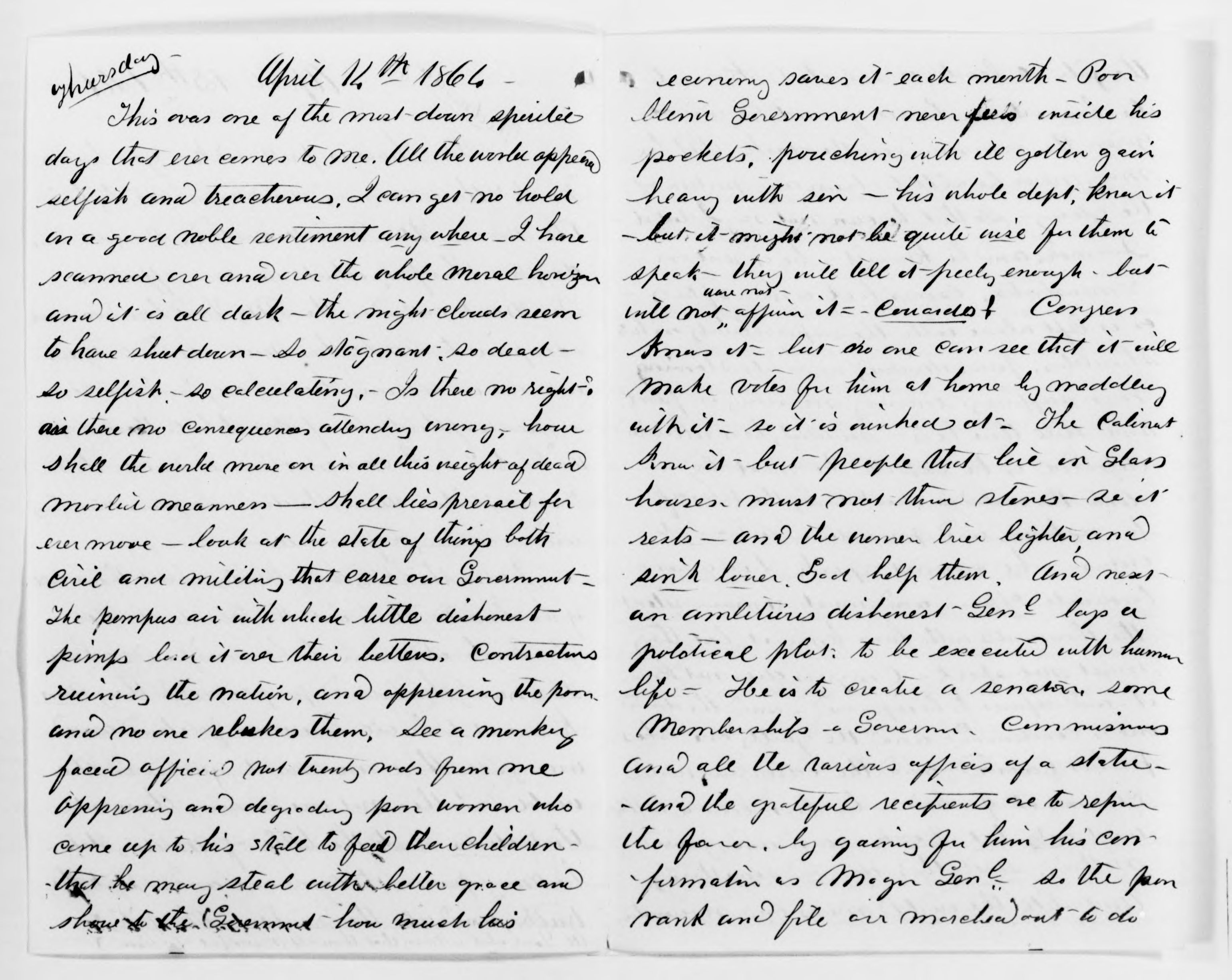 Scanned image of the current content page