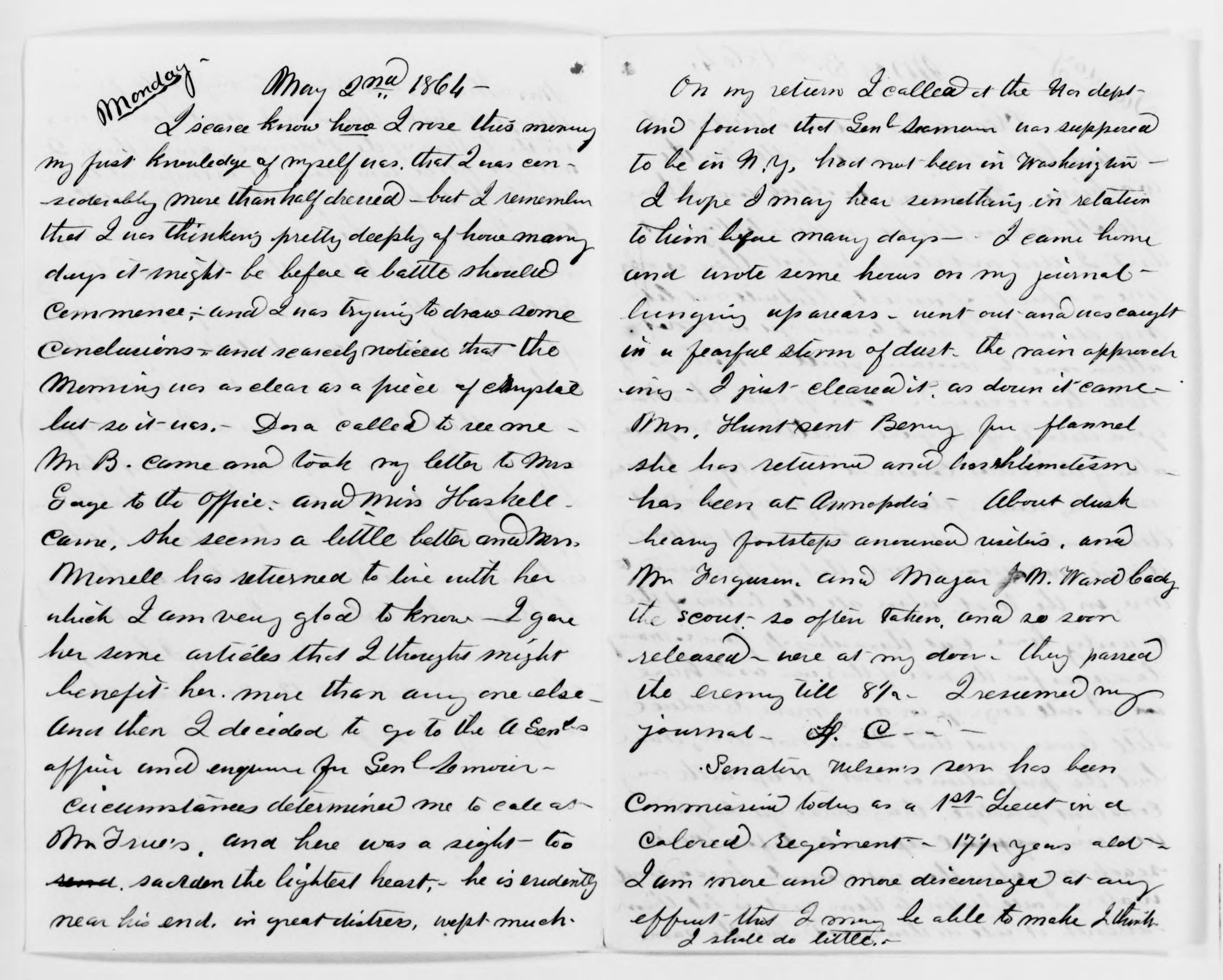Scanned image of the current content page